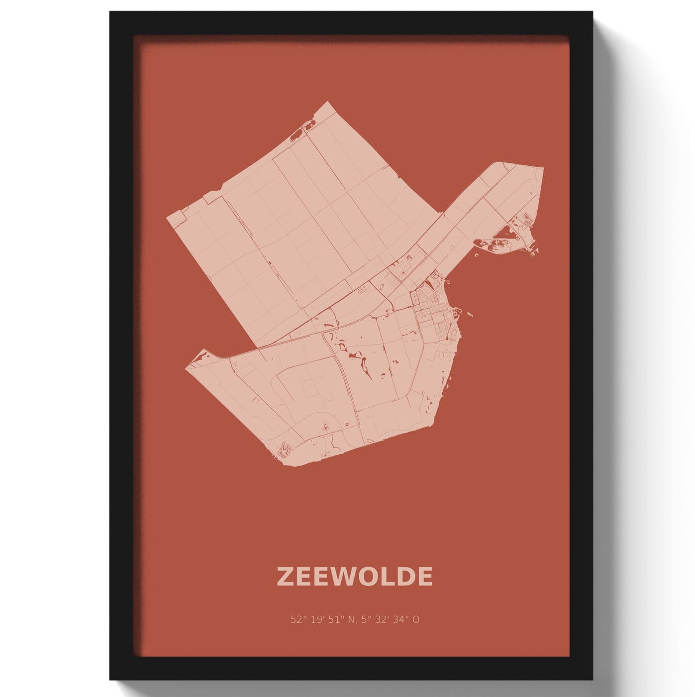 Poster Zeewolde - Rood