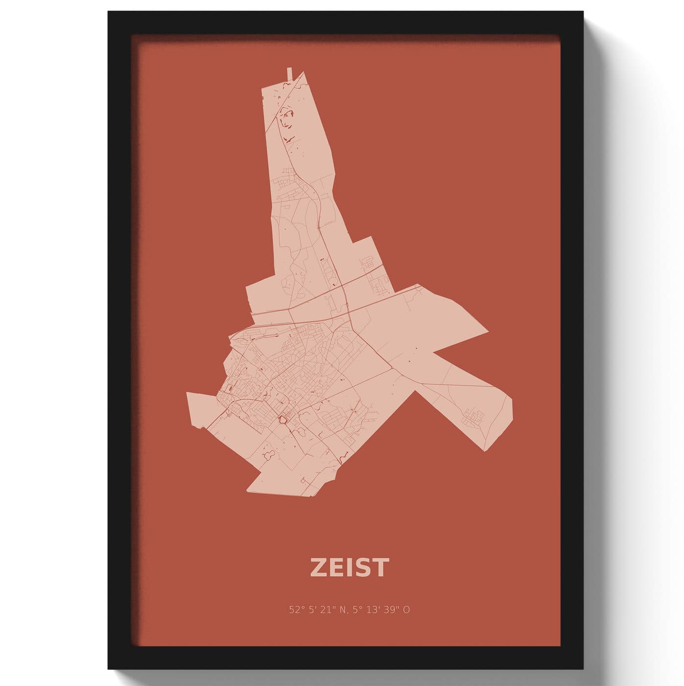 Poster Zeist - Rood