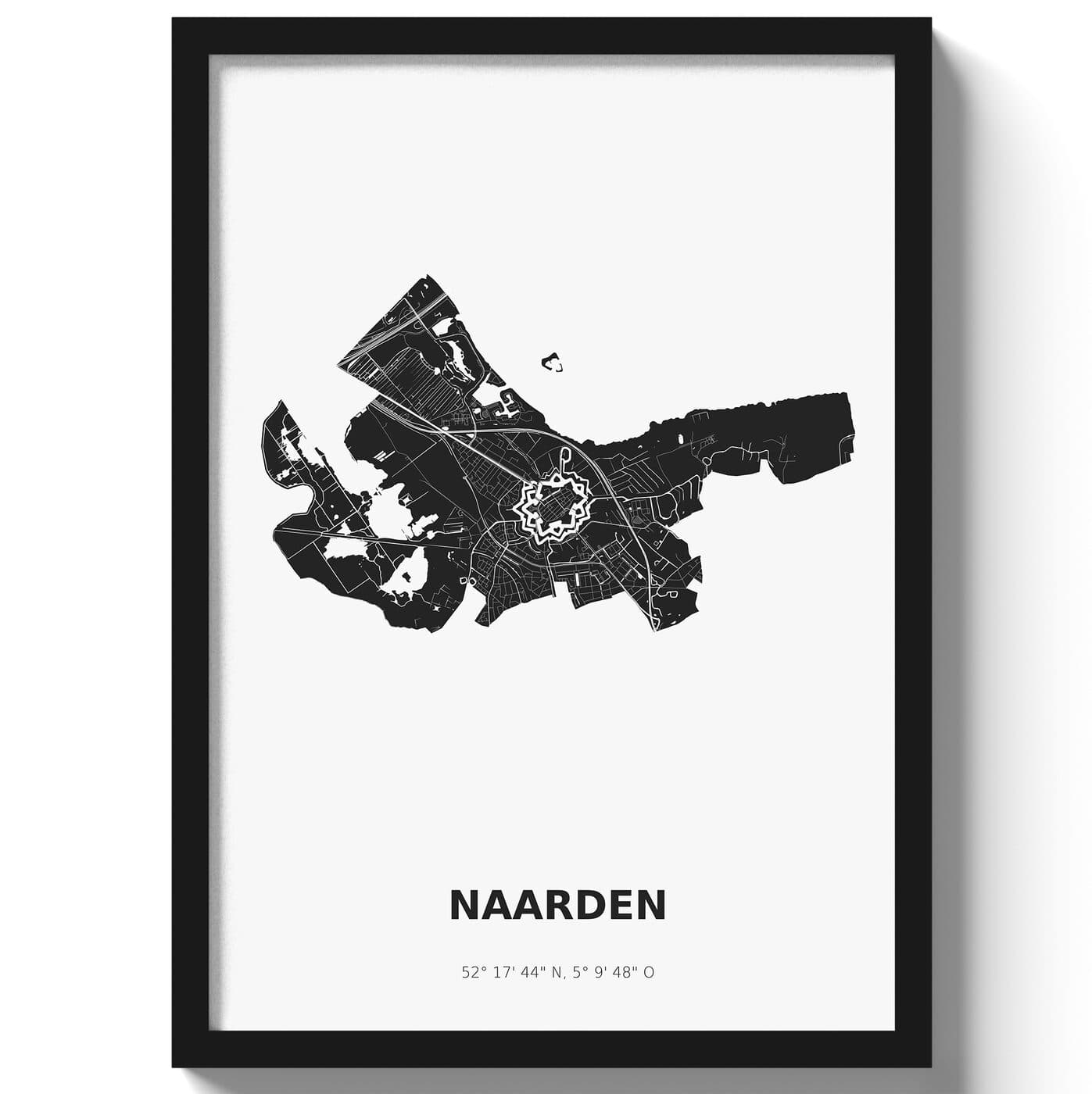 Poster Naarden - Zwart/Wit