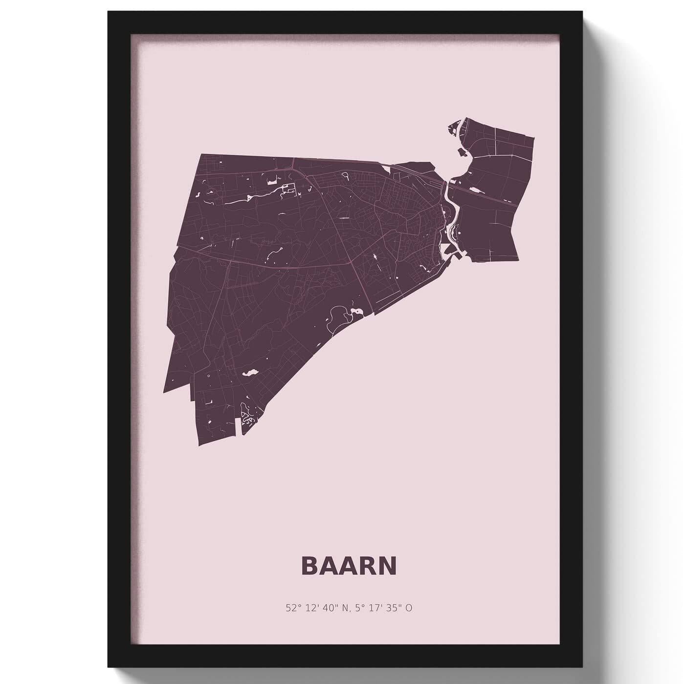 Poster Baarn - Paars
