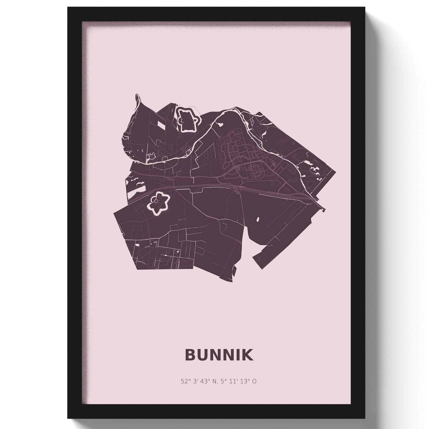 Poster Bunnik - Paars