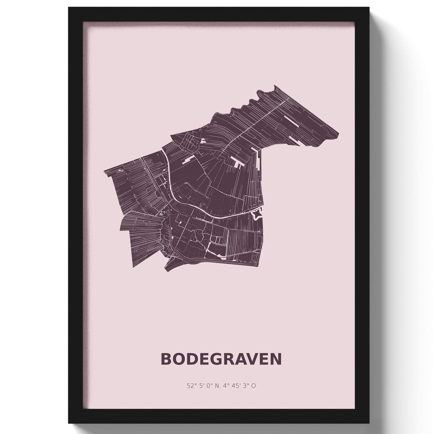 Poster Bodegraven - Paars
