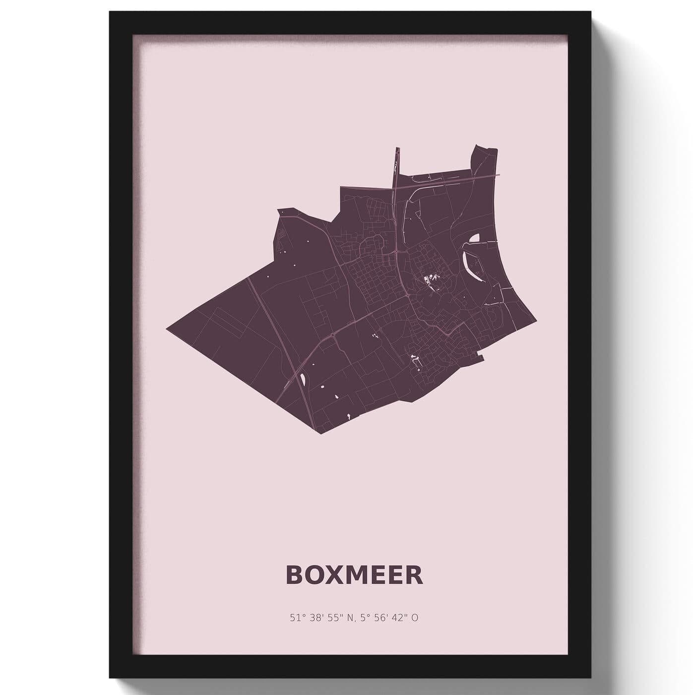 Poster Boxmeer - Paars