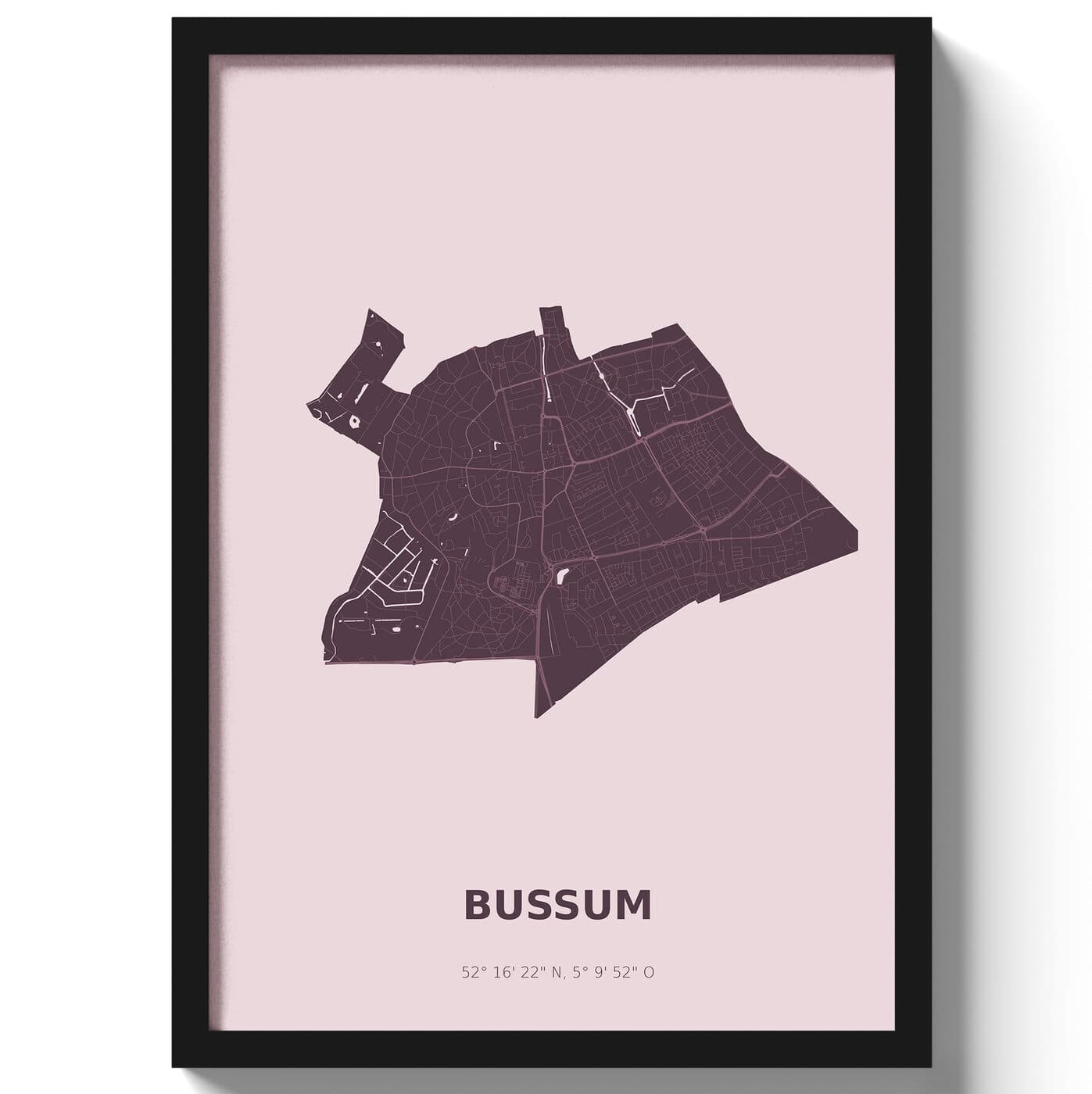 Poster Bussum - Paars