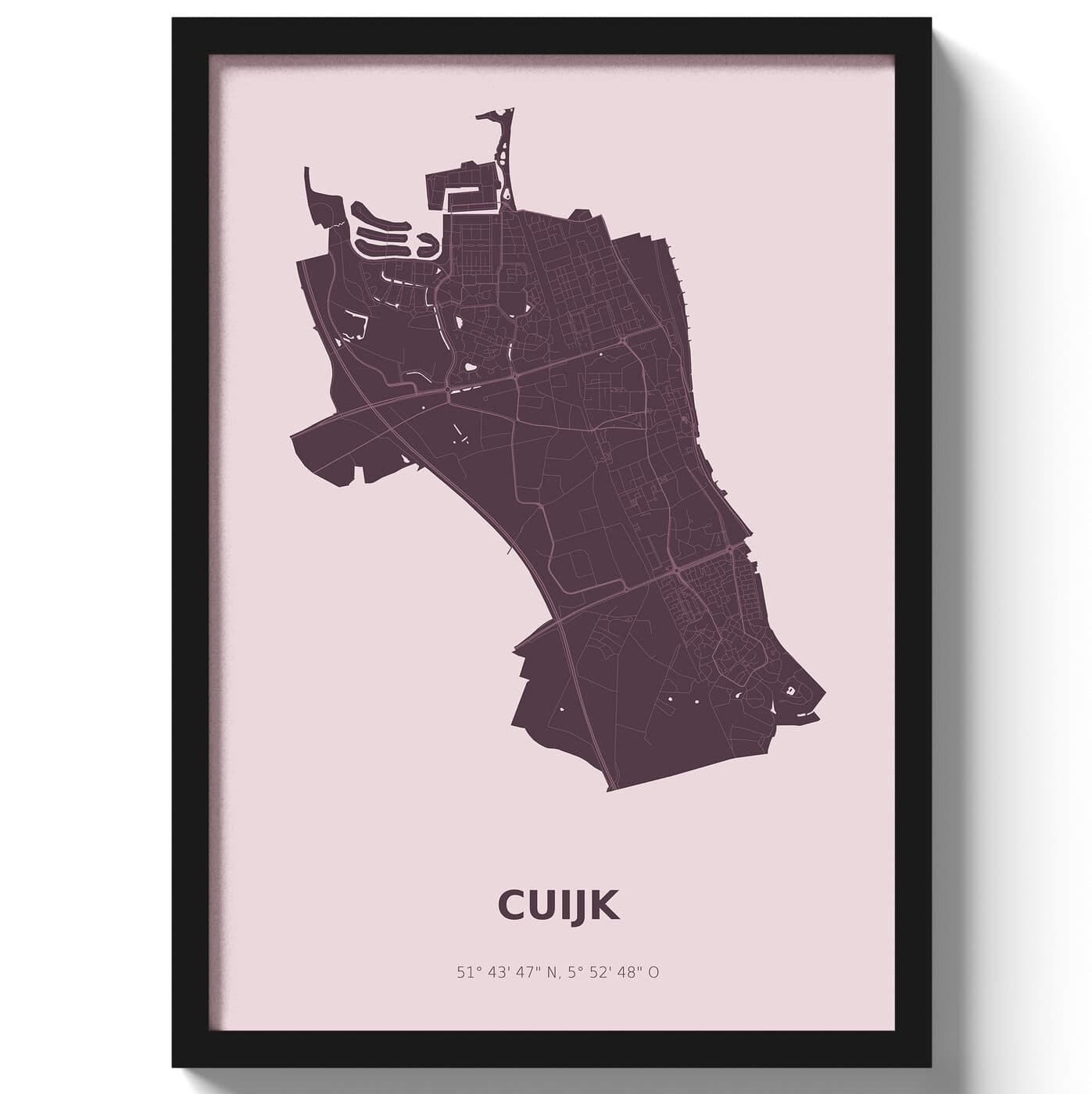 Poster Cuijk - Paars
