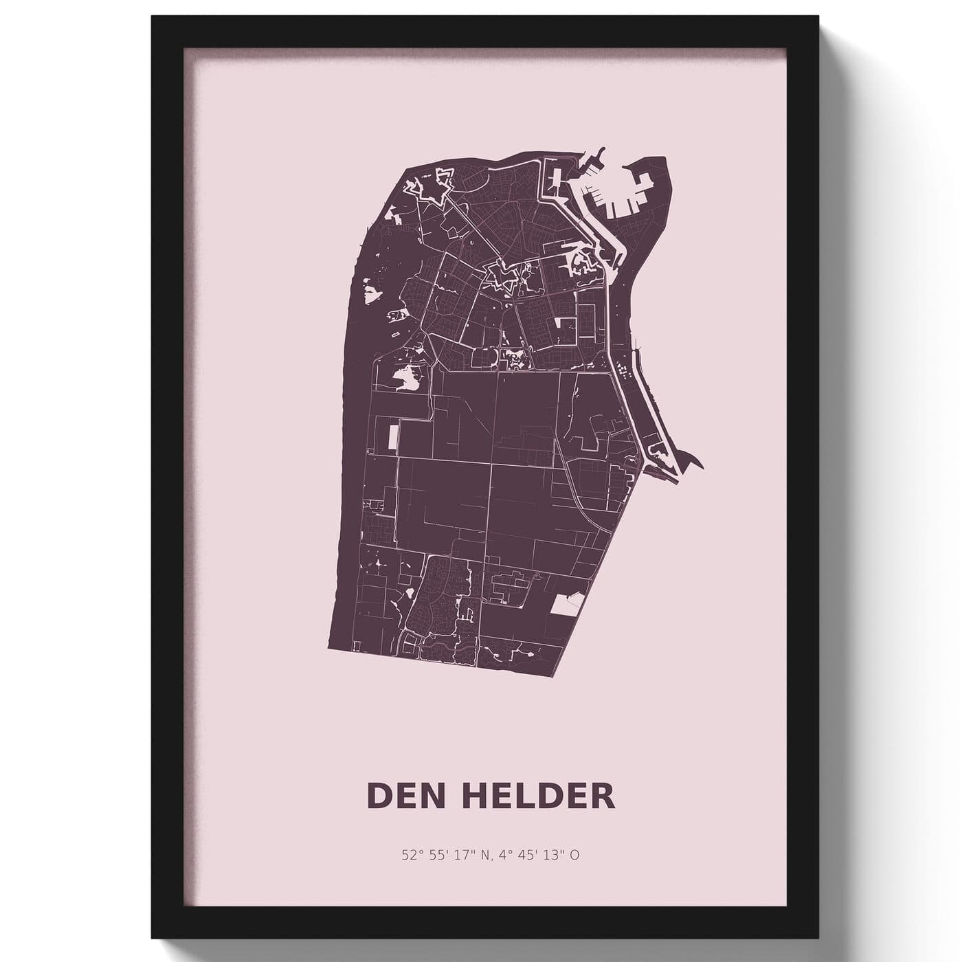 Poster Den Helder - Paars