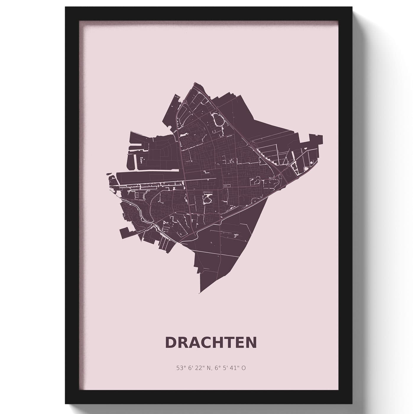 Poster Drachten - Paars