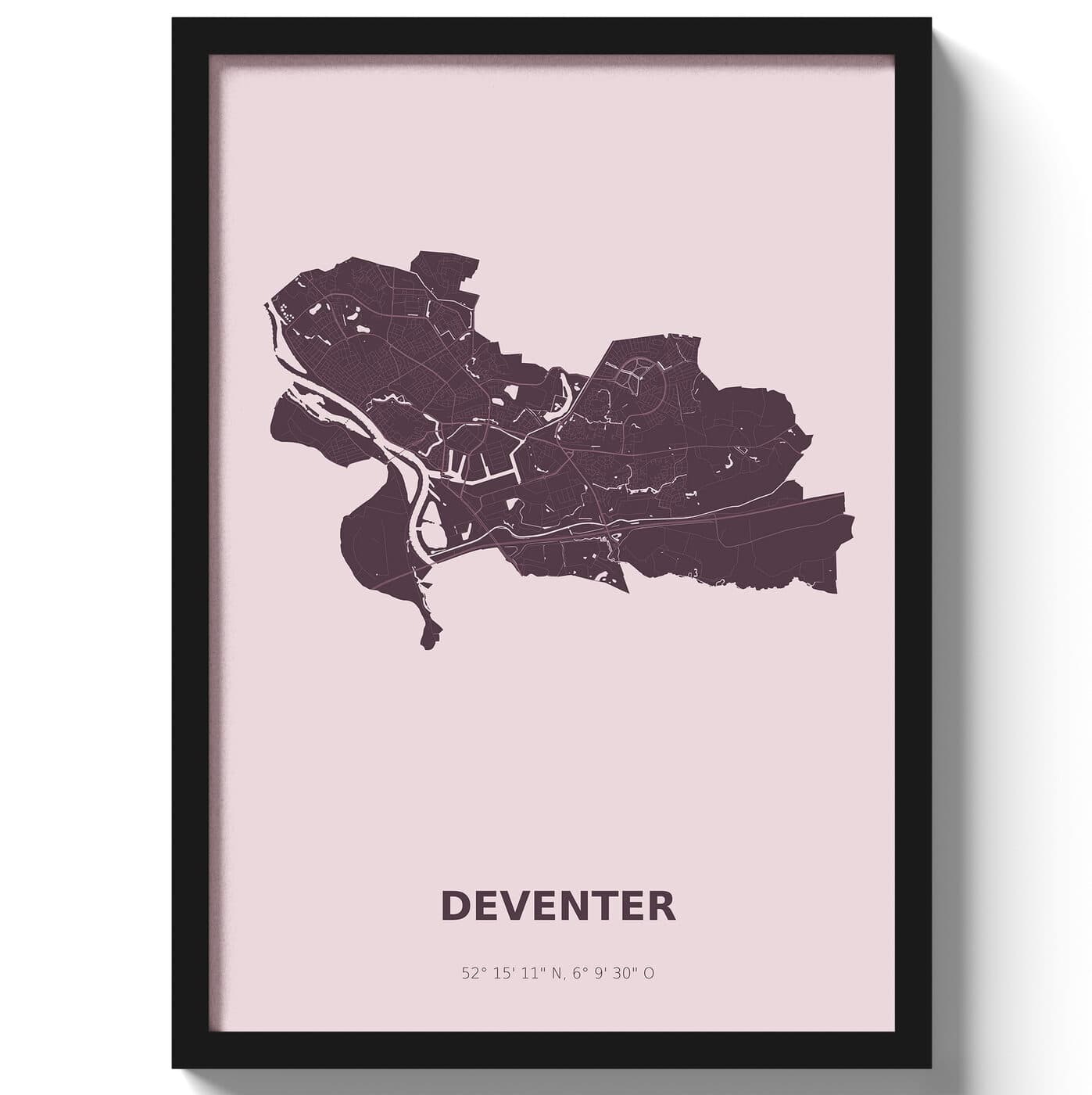 Poster Deventer - Paars