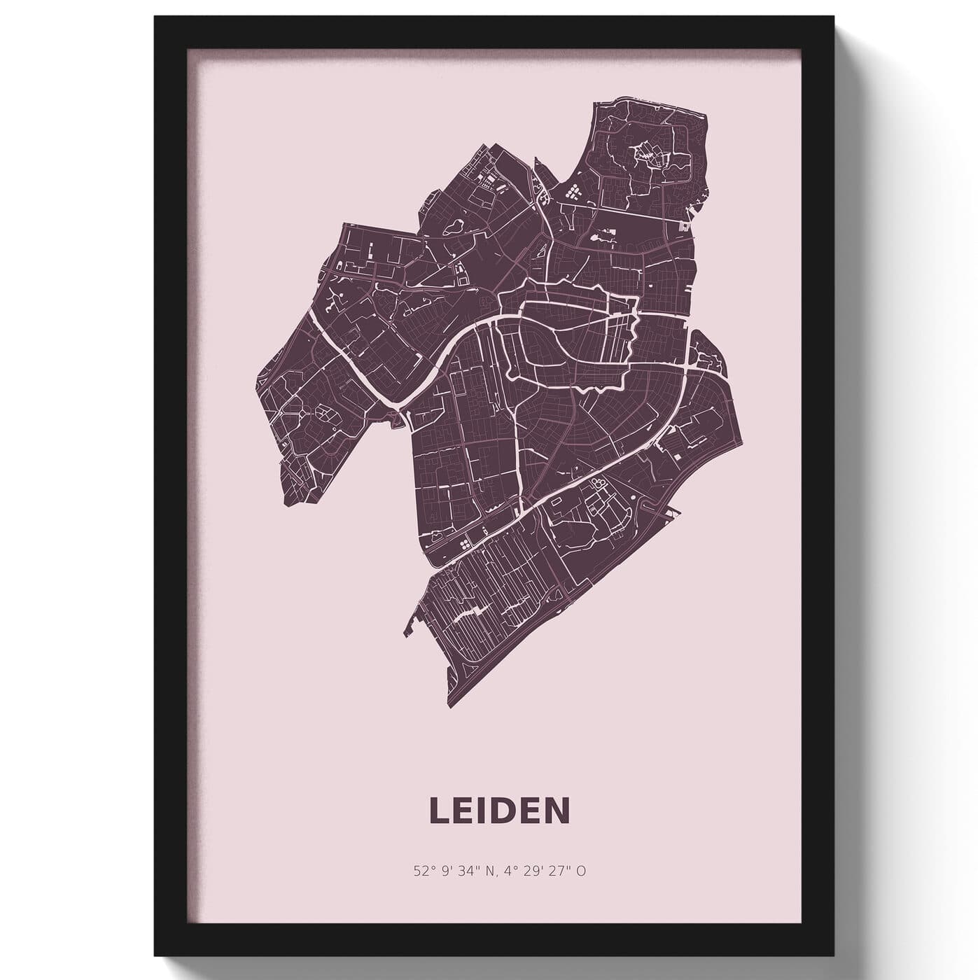 Poster Leiden - Paars
