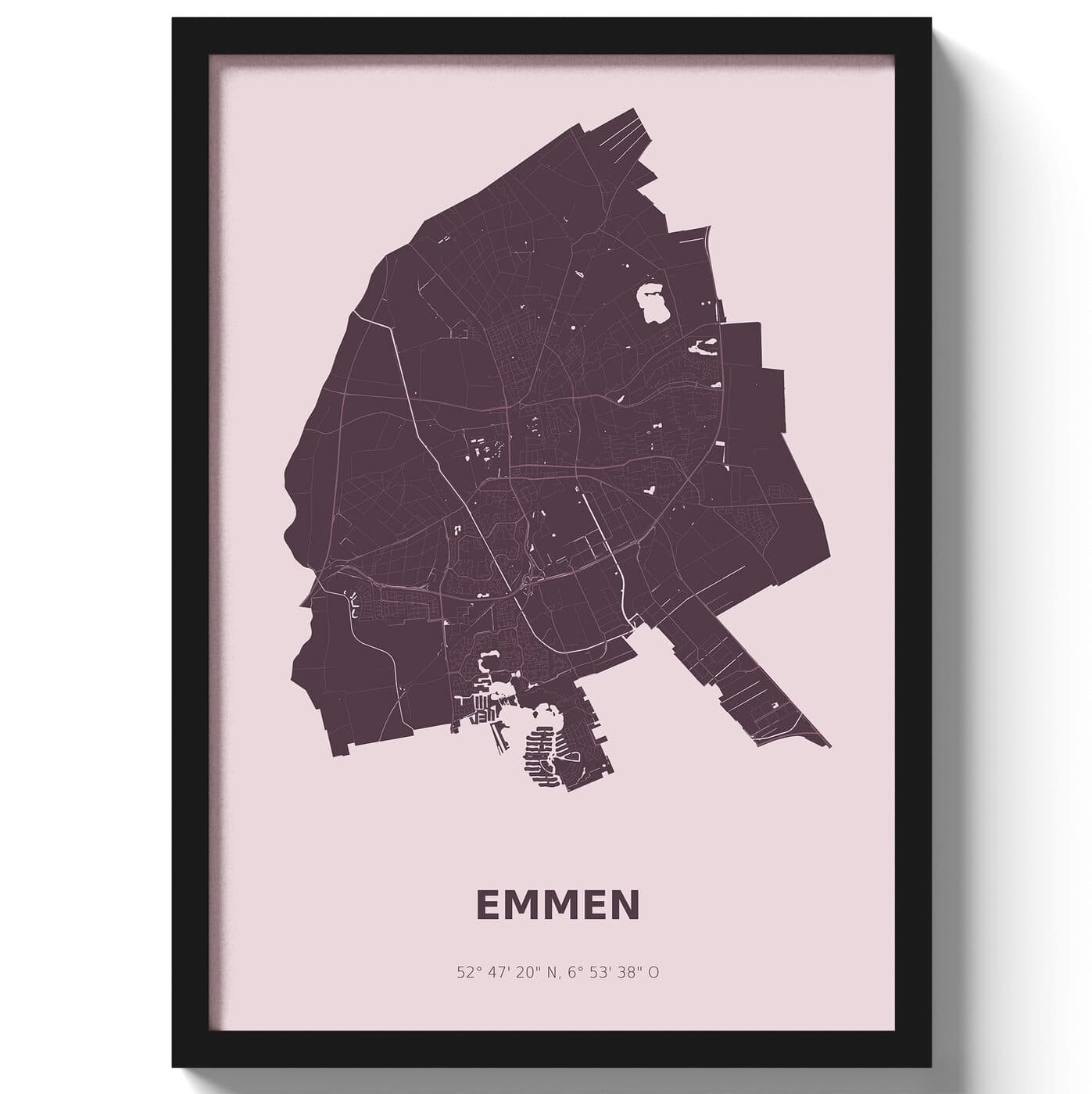 Poster Emmen - Paars
