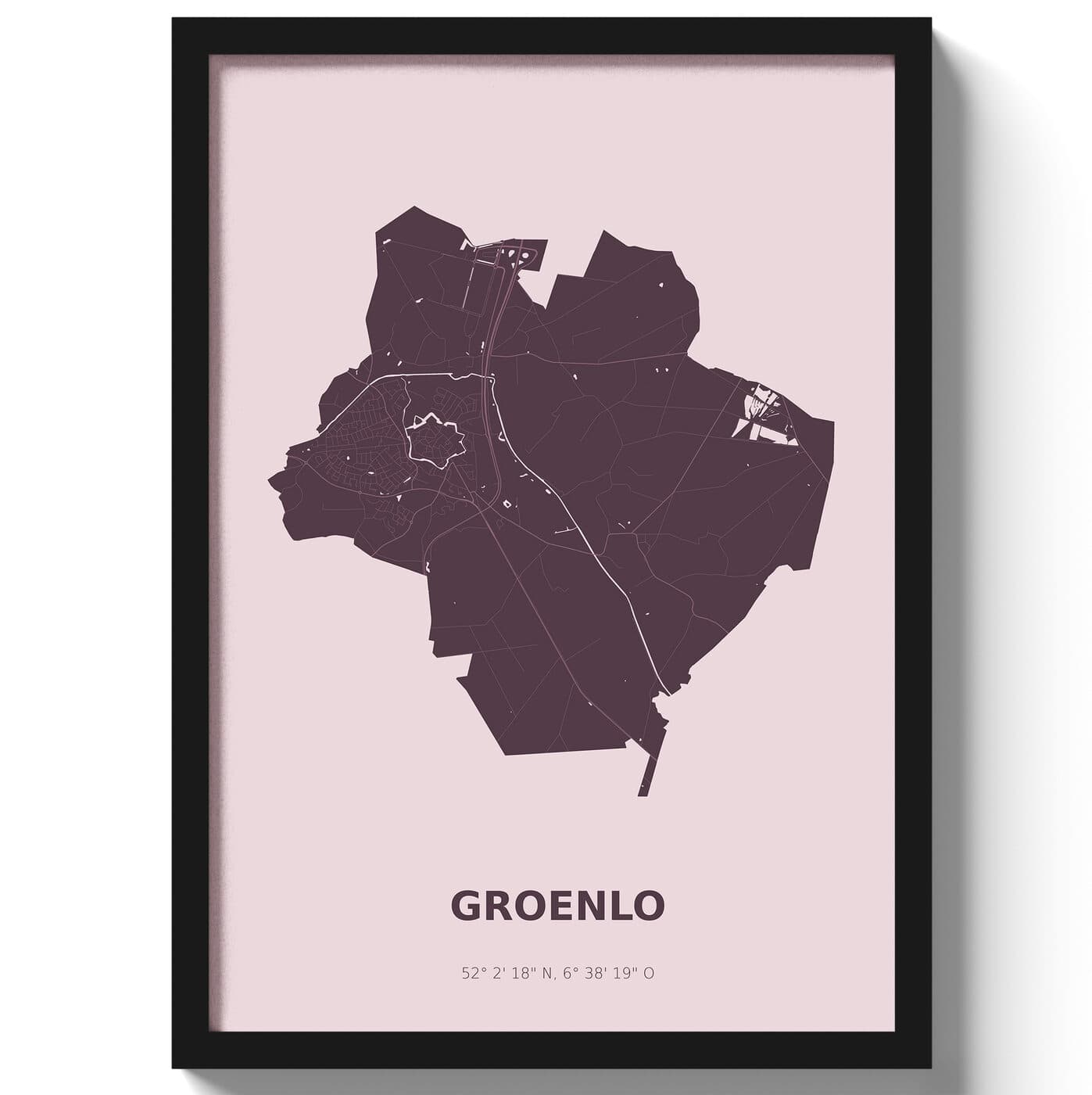 Poster Groenlo - Paars