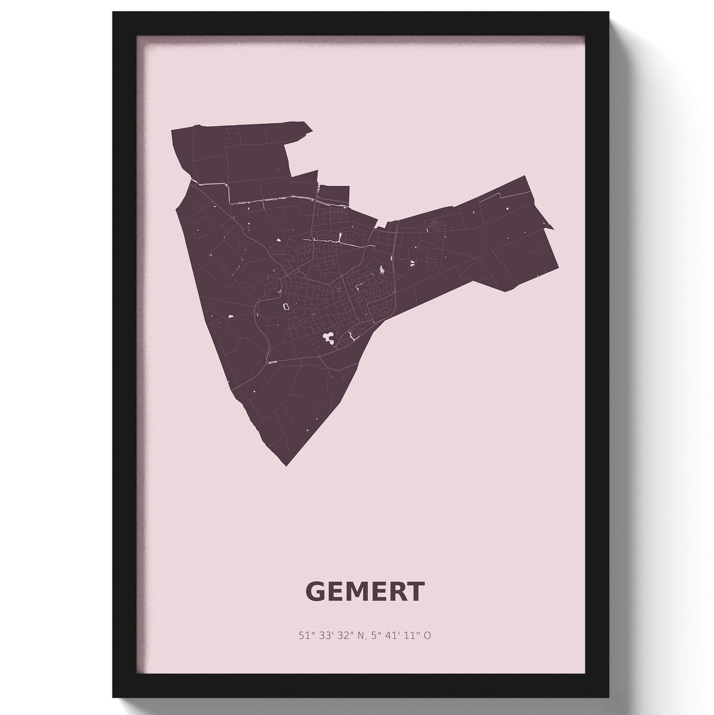 Poster Gemert - Paars