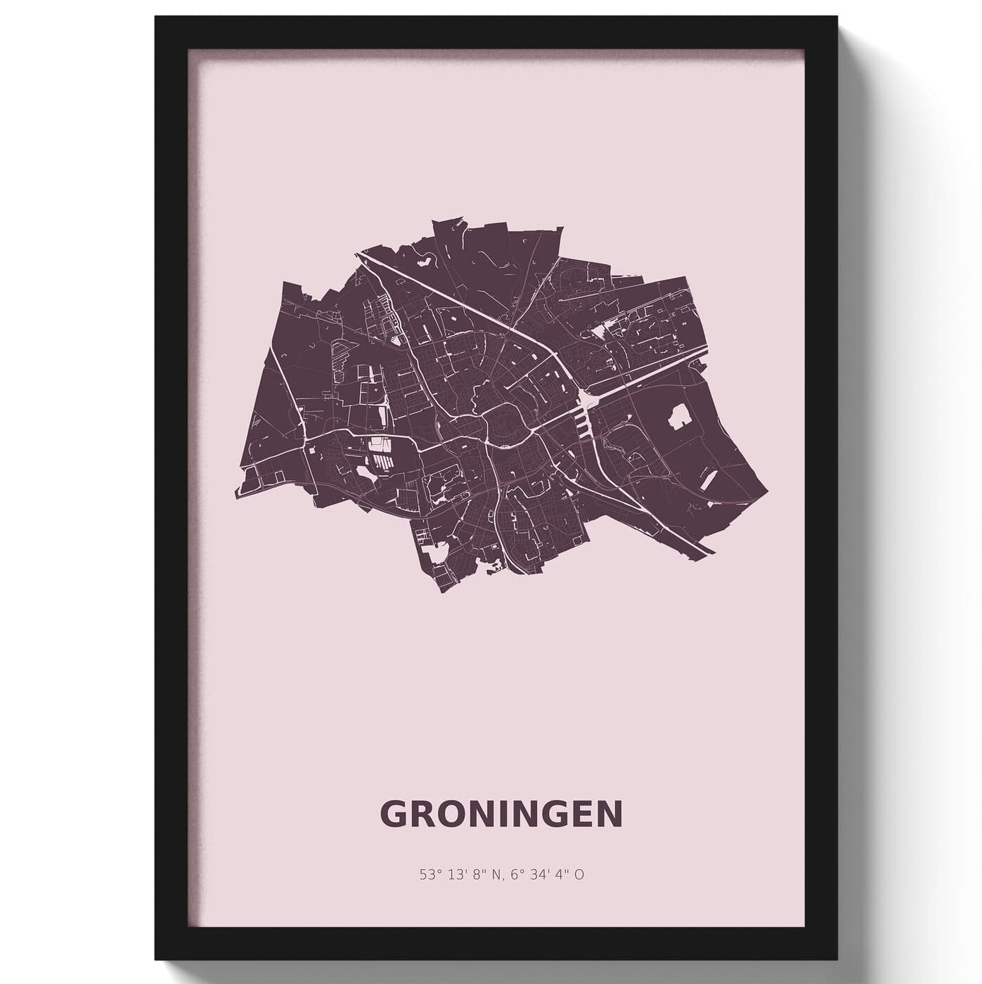 Poster Groningen - Paars
