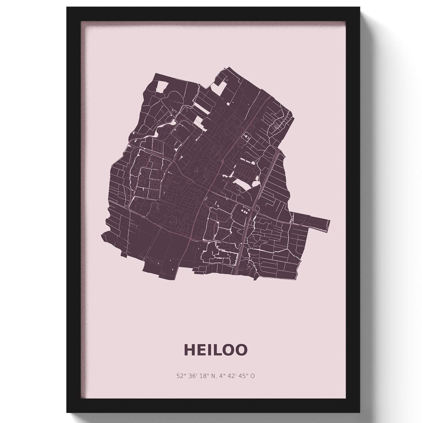 Poster Heiloo - Paars