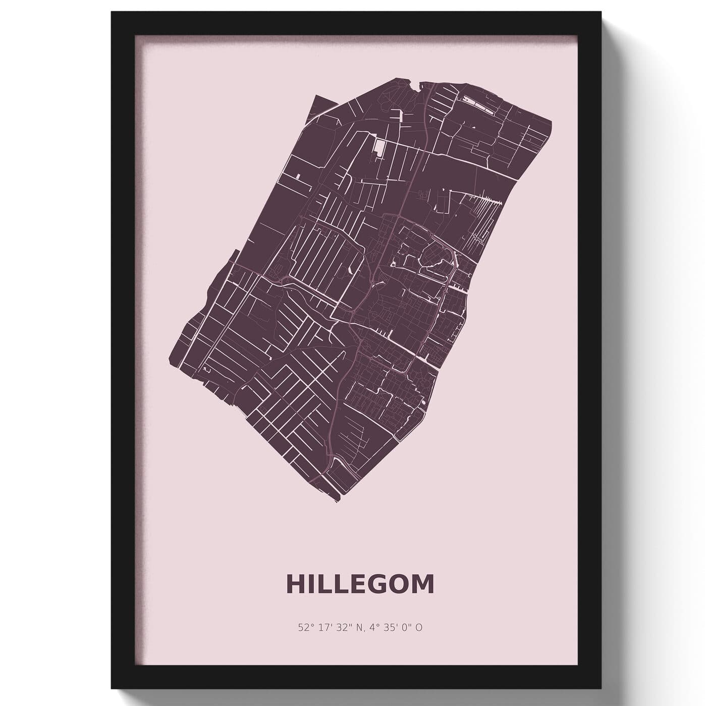 Poster Hillegom - Paars