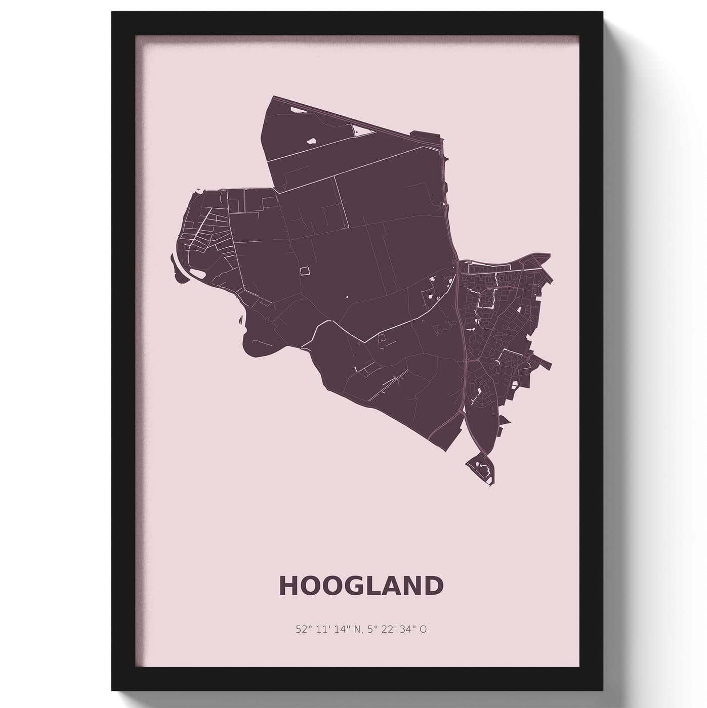 Poster Hoogland - Paars