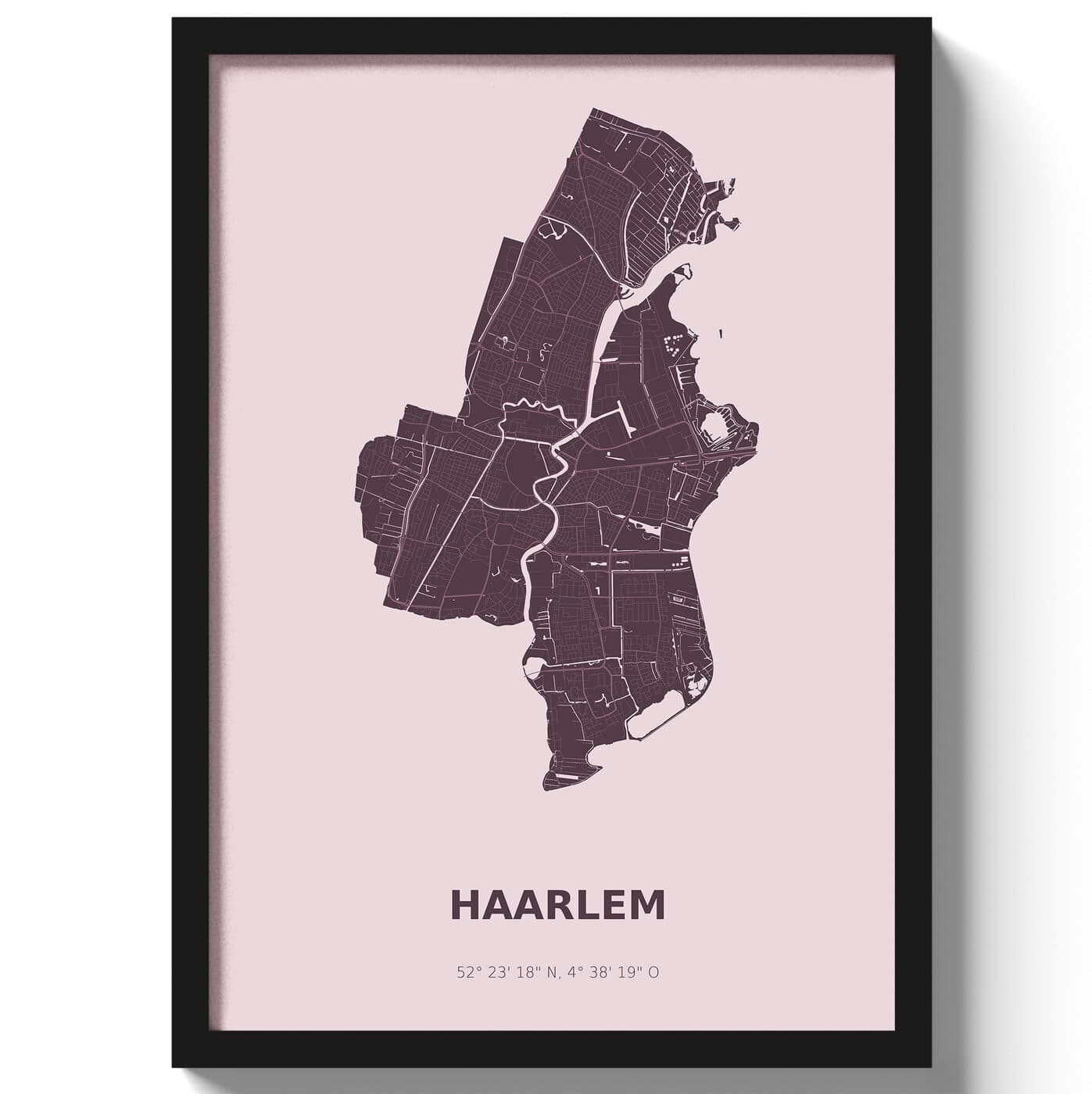 Poster Haarlem - Paars