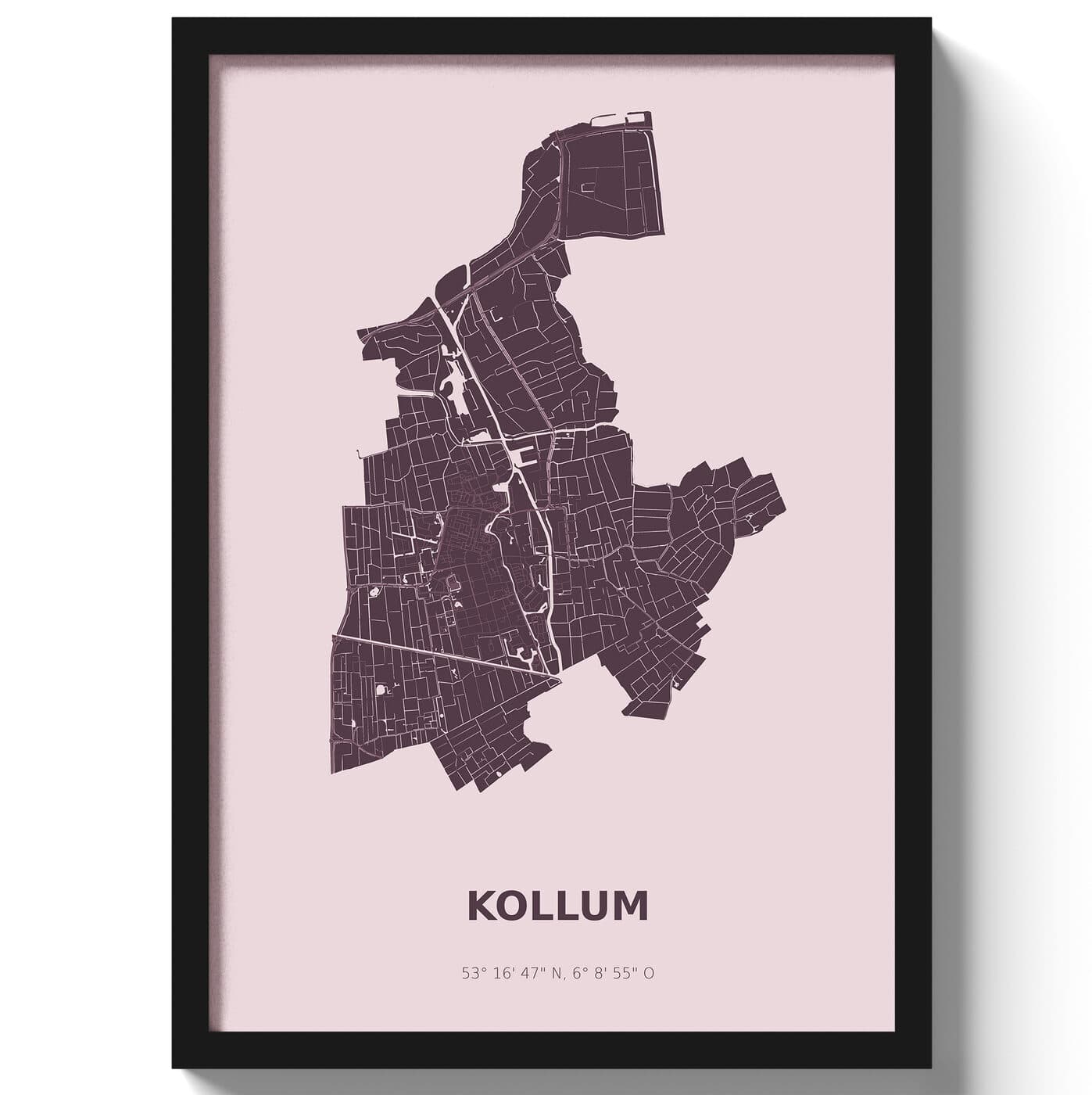 Poster Kollum - Paars