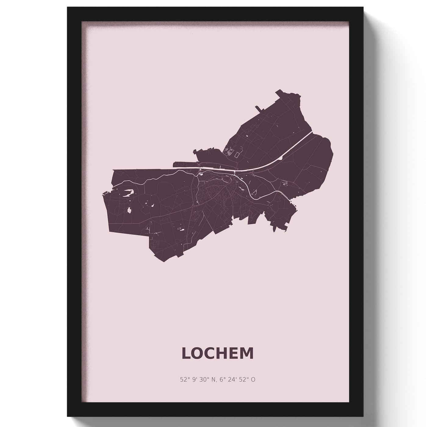 Poster Lochem - Paars