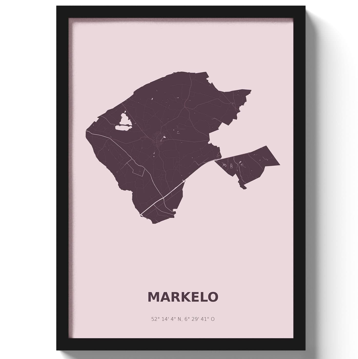 Poster Markelo - Paars