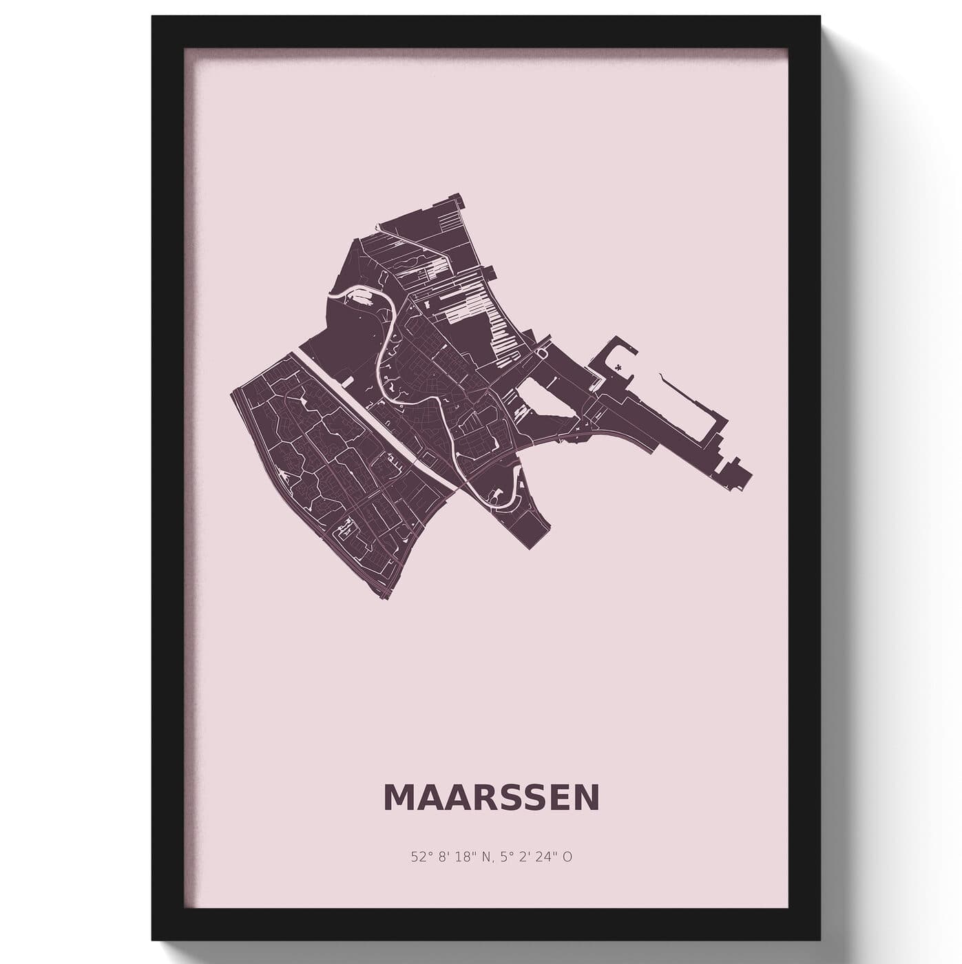 Poster Maarssen - Paars