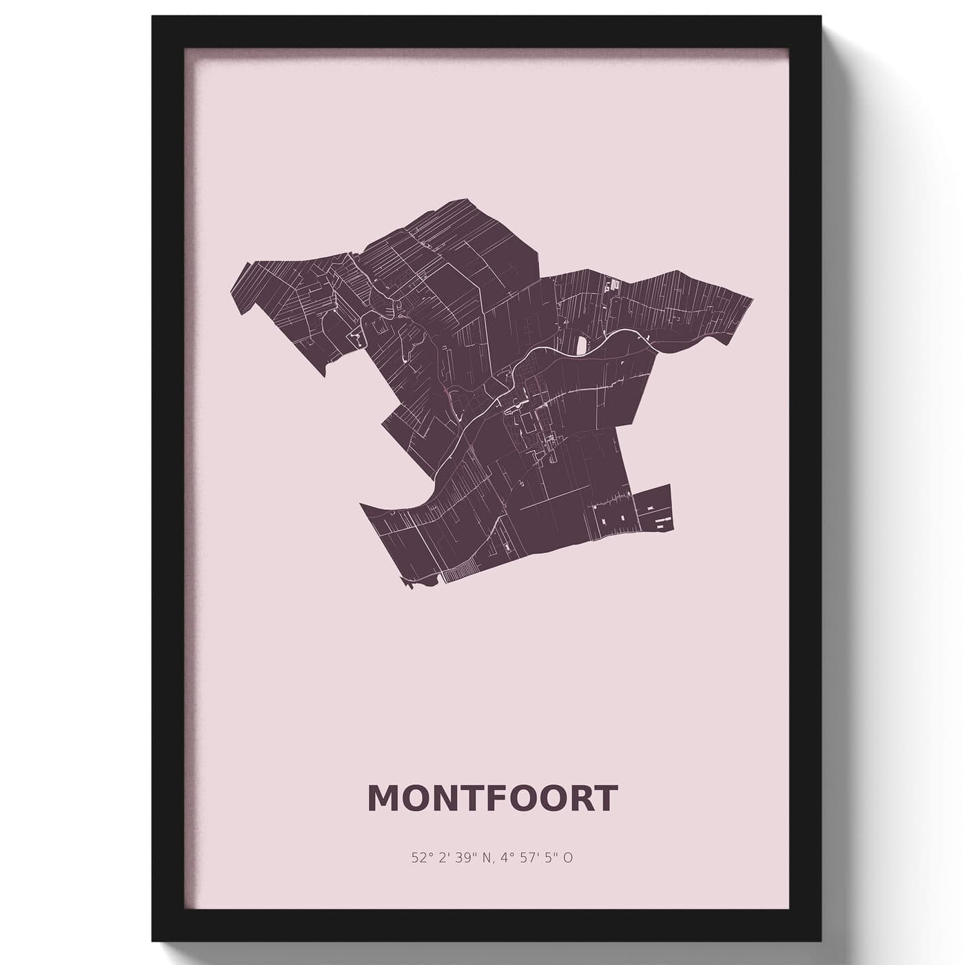 Poster Montfoort - Paars