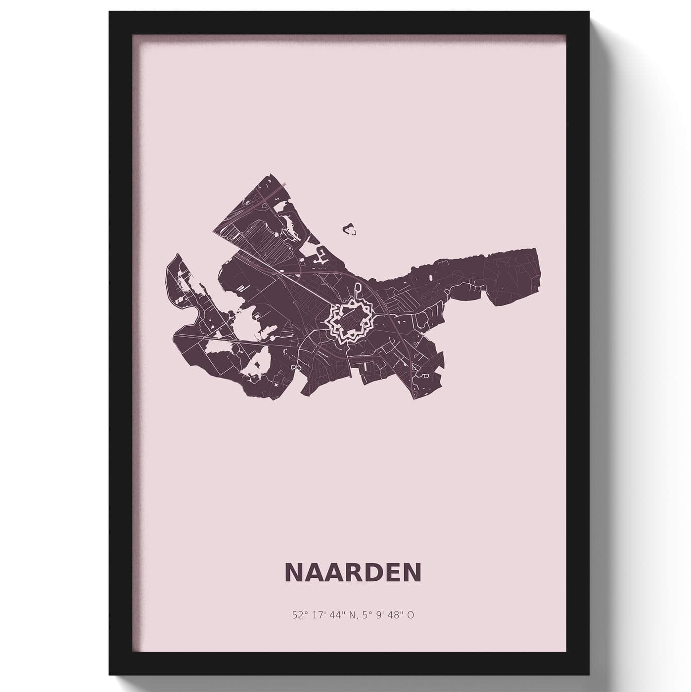 Poster Naarden - Paars