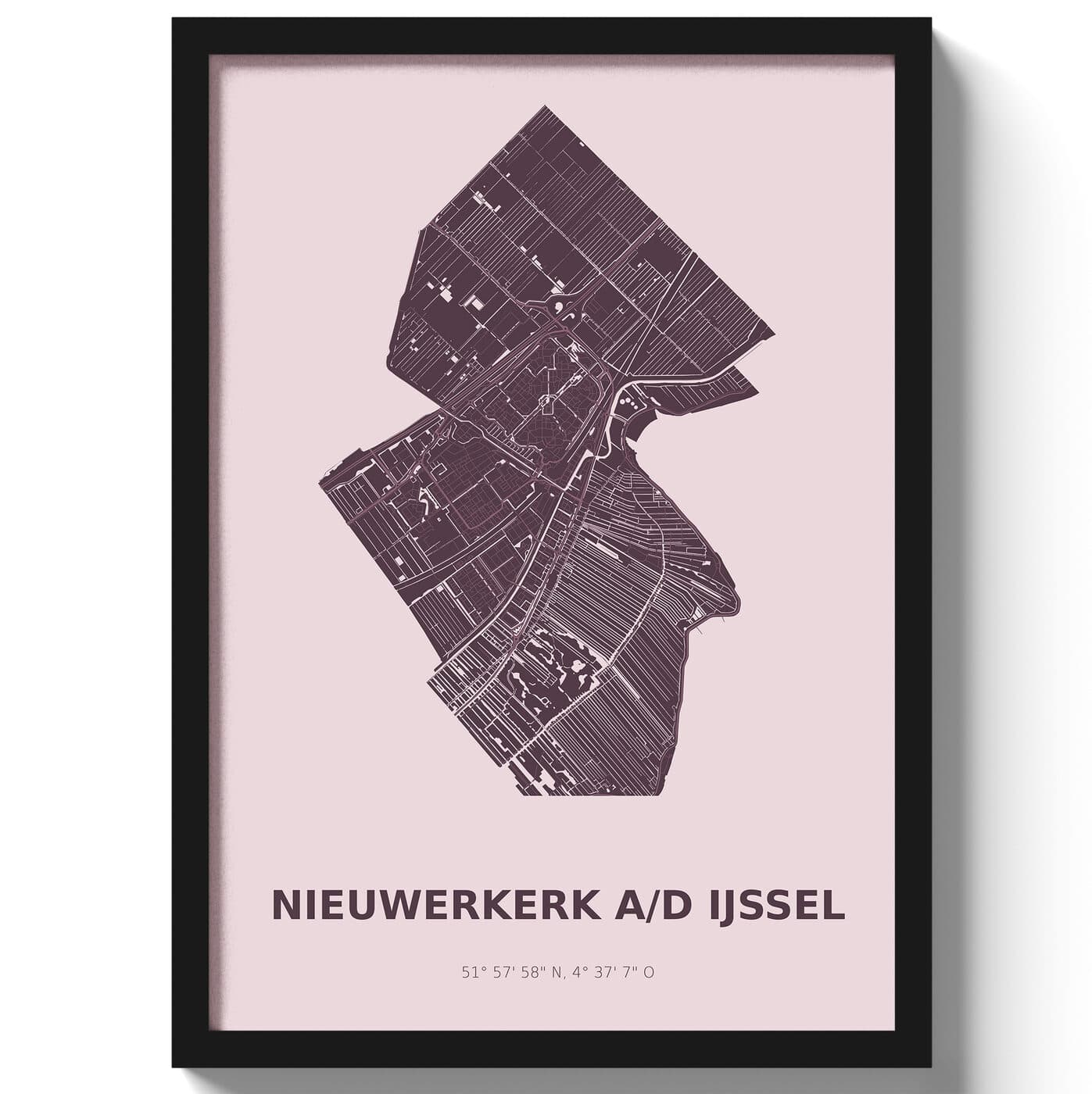 Poster Nieuwegein - Paars