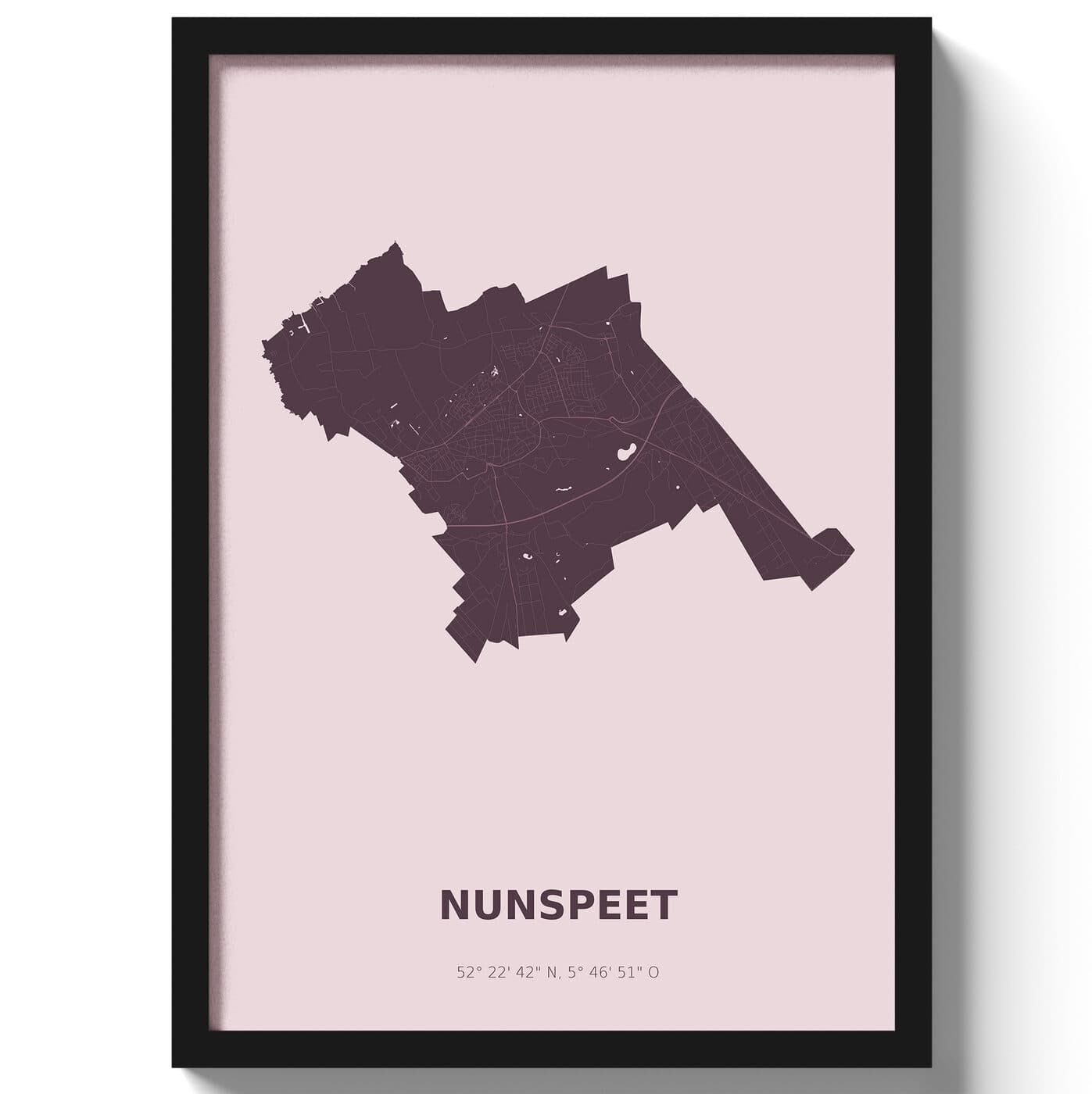 Poster Nunspeet - Paars