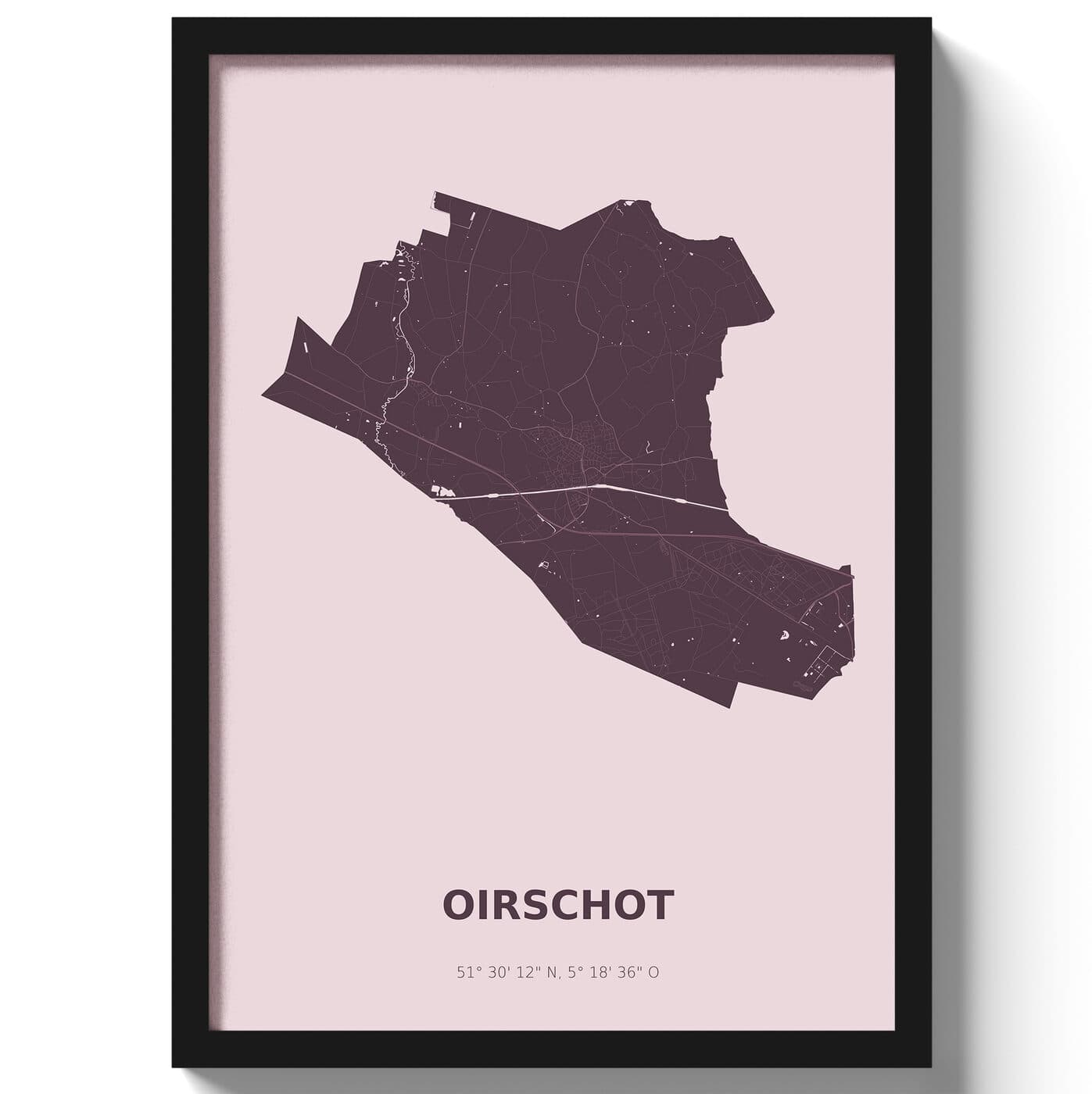 Poster Oirschot - Paars