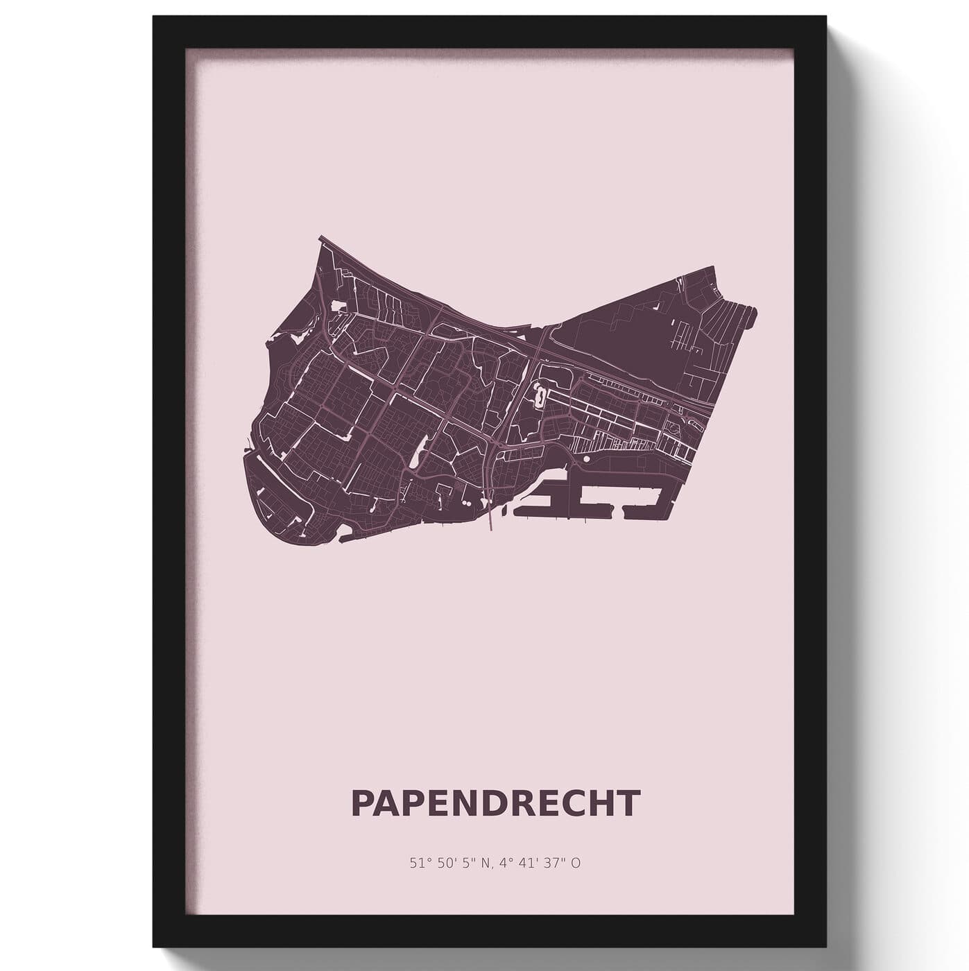 Poster Papendrecht - Paars