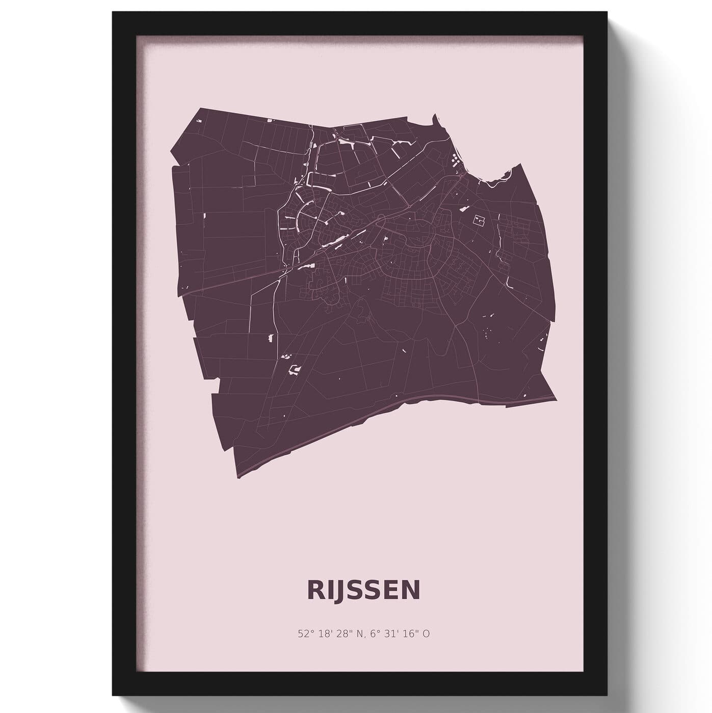 Poster Rijssen - Paars