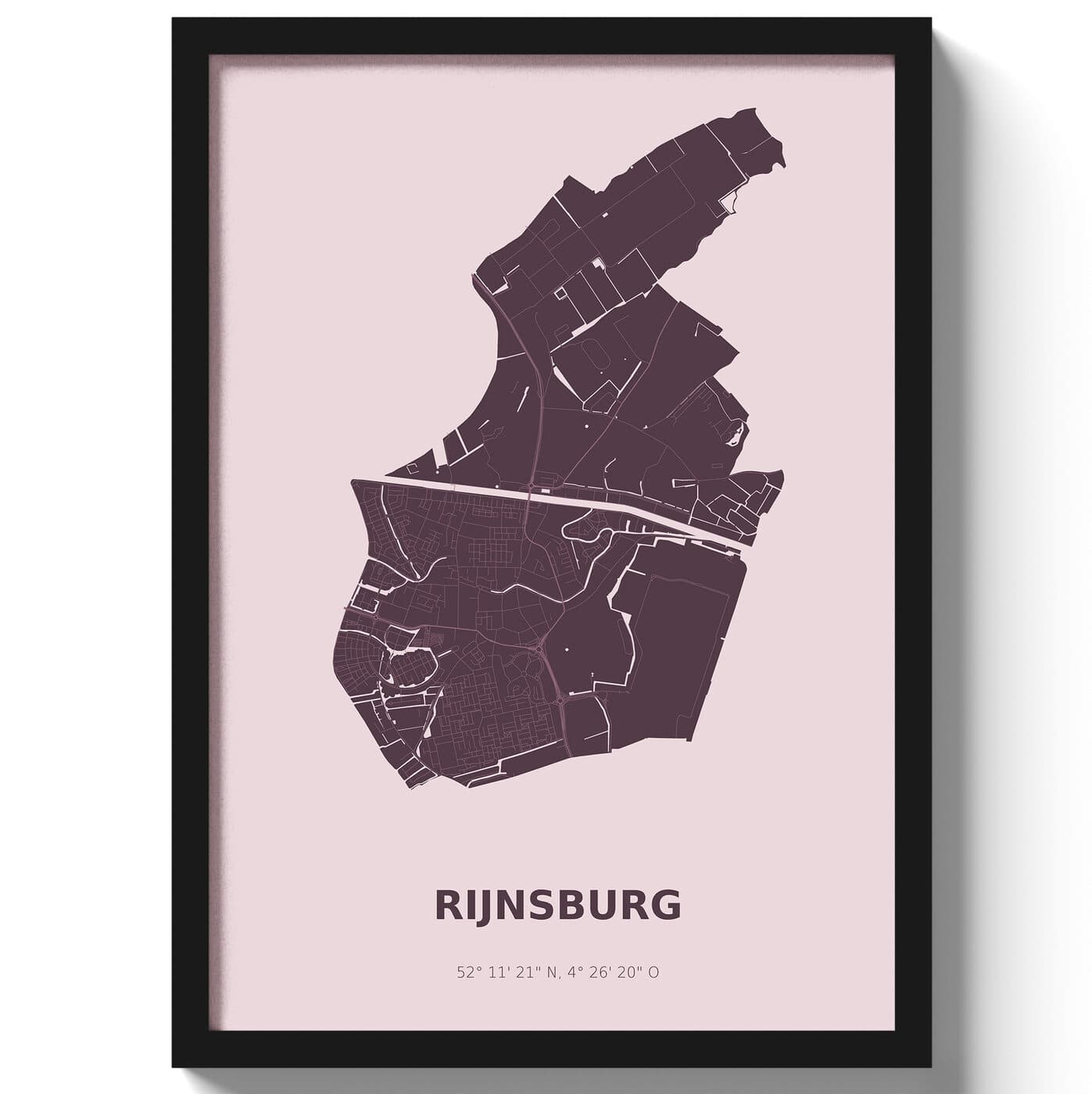 Poster Rijnsburg - Paars