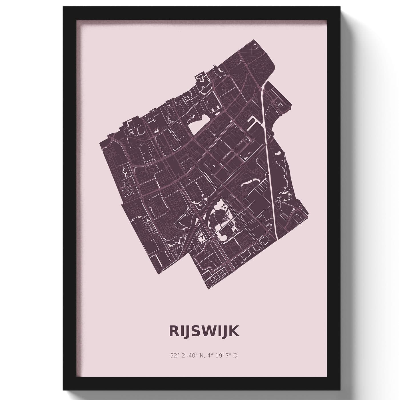 Poster Rijswijk - Paars