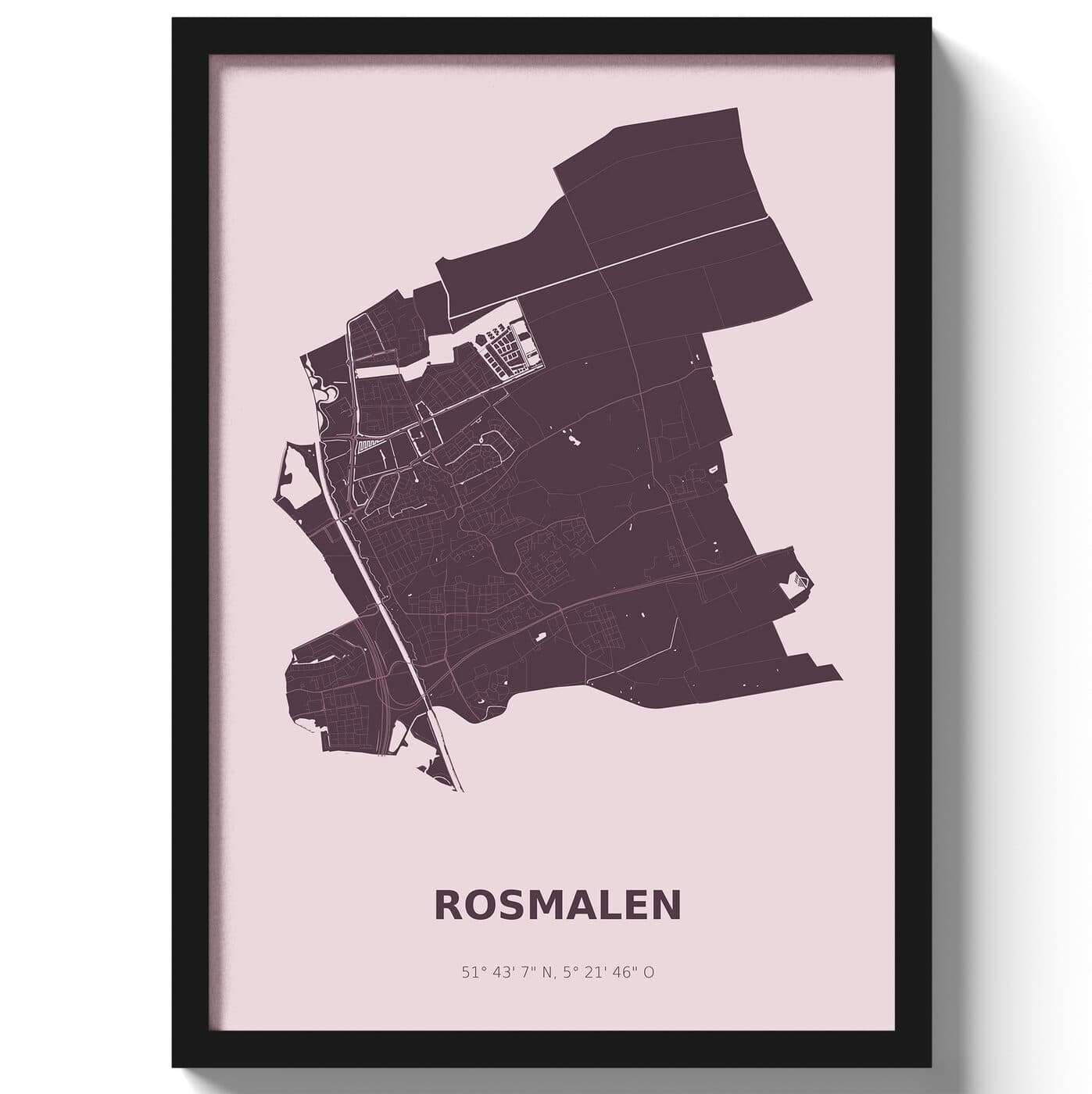 Poster Rosmalen - Paars