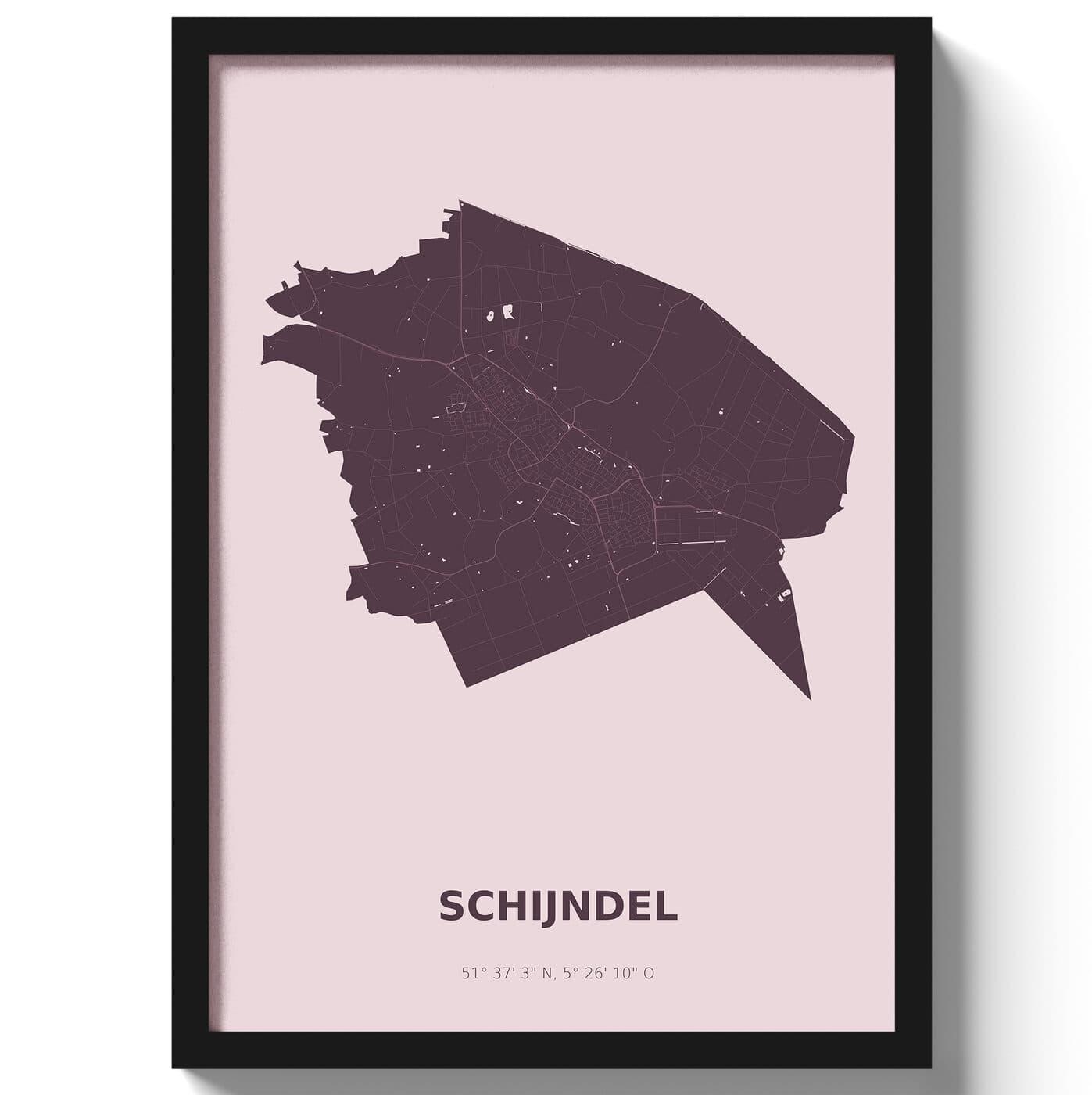 Poster Schijndel - Paars