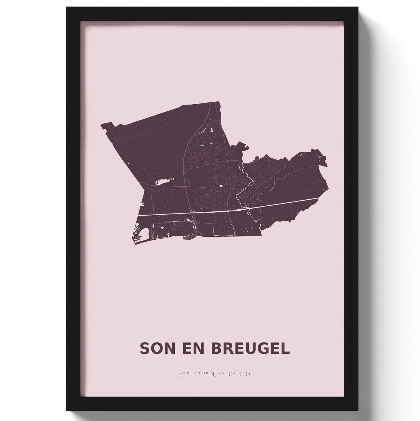 Poster Son en Breugel - Paars