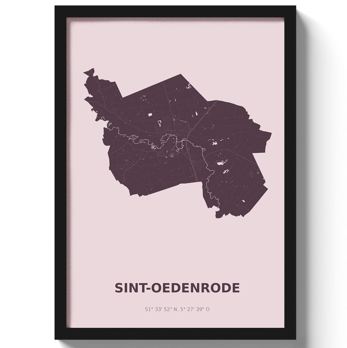 Poster Sint-Oedenrode - Paars