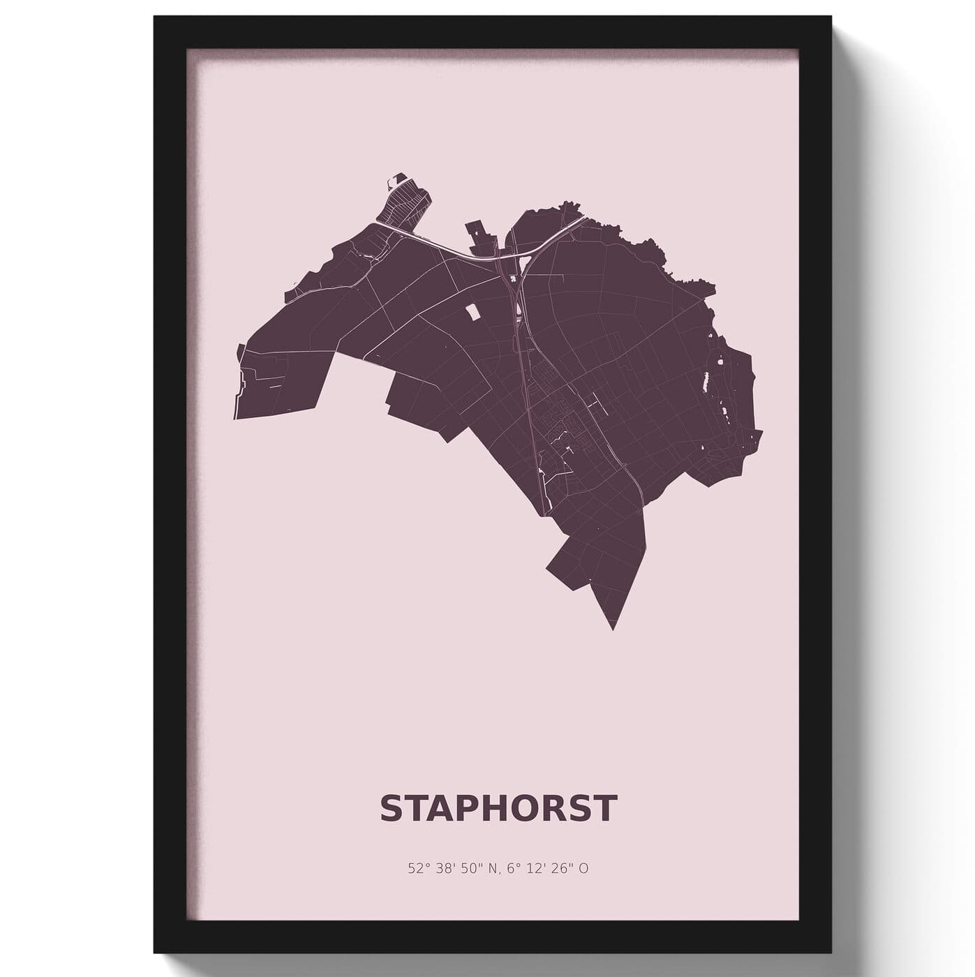 Poster Staphorst - Paars