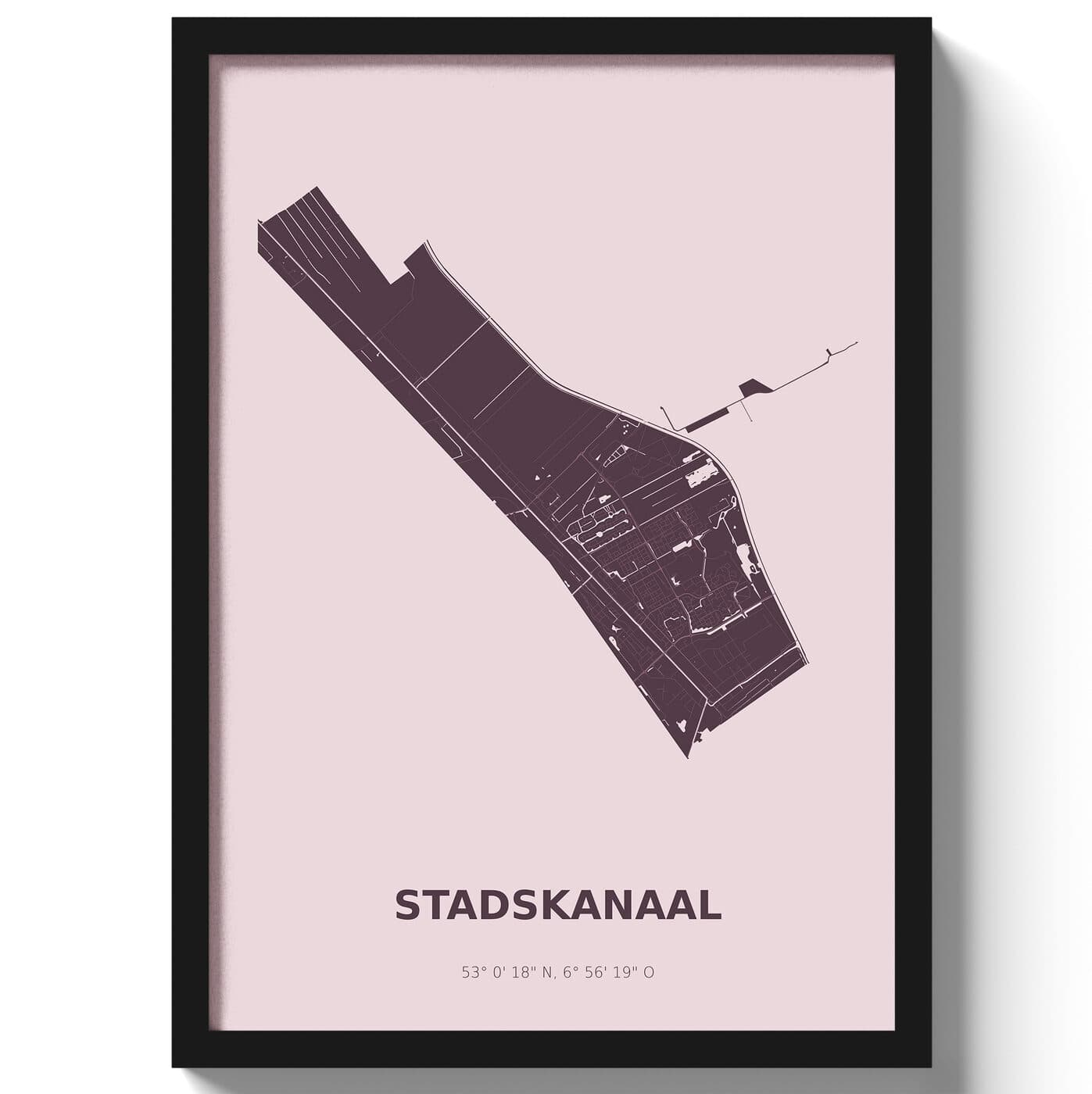 Poster Stadskanaal - Paars