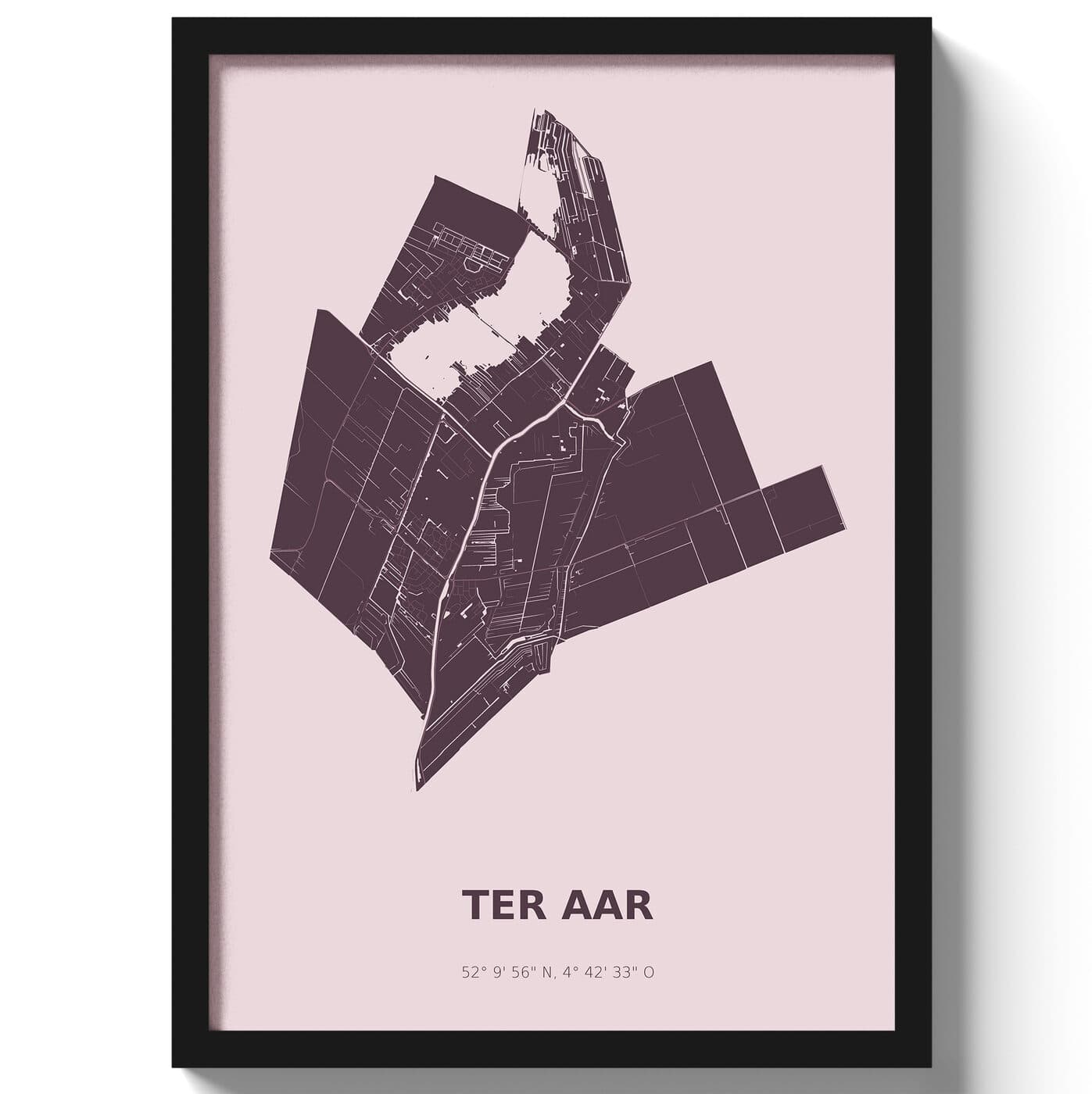 Poster Ter Aar - Paars