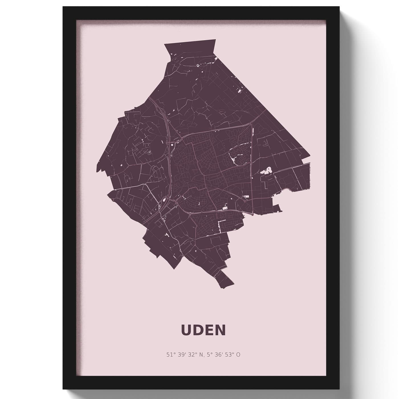 Poster Uden - Paars