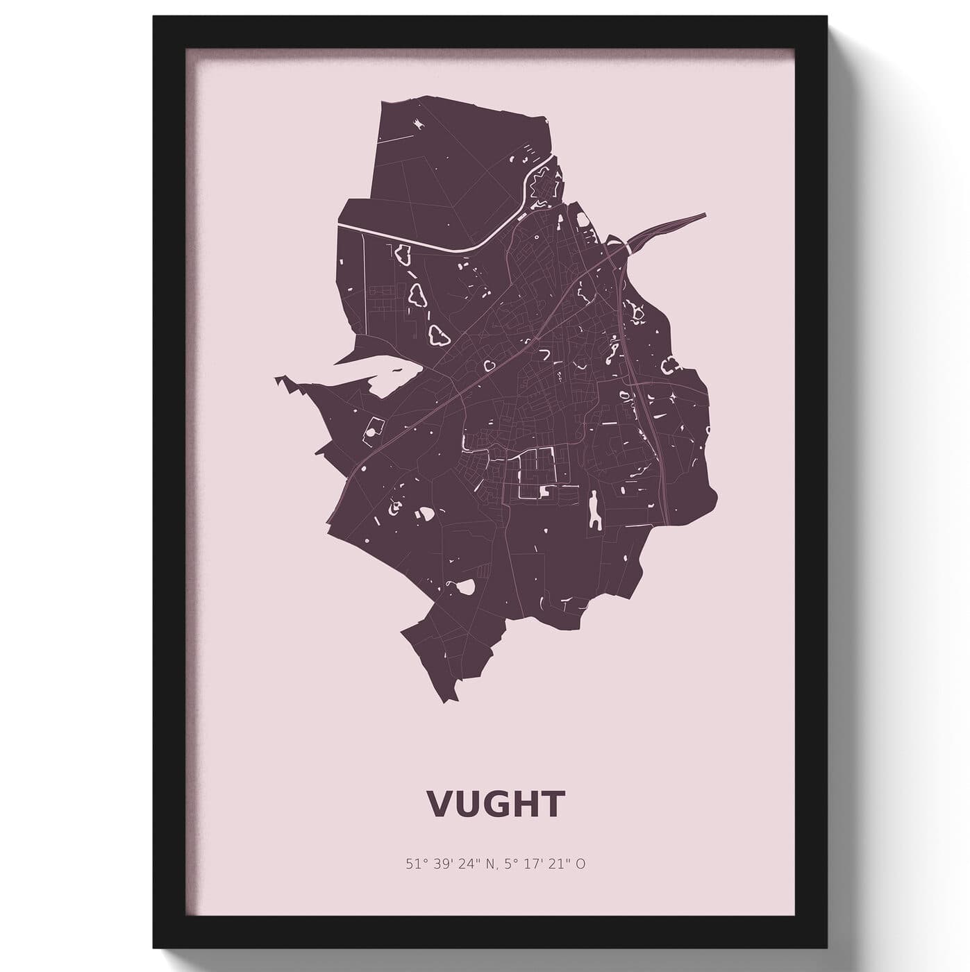 Poster Vught - Paars