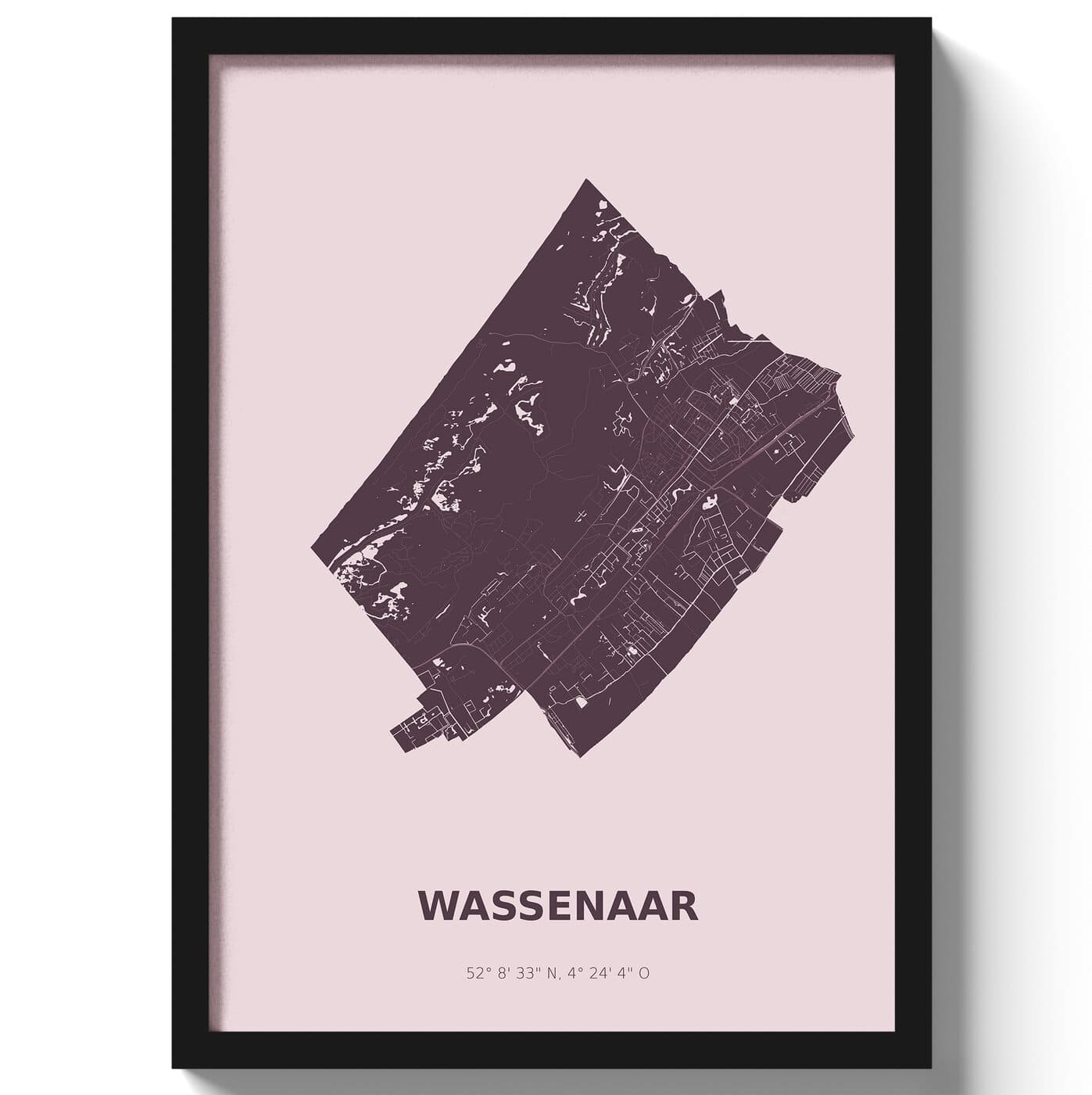 Poster Wassenaar - Paars