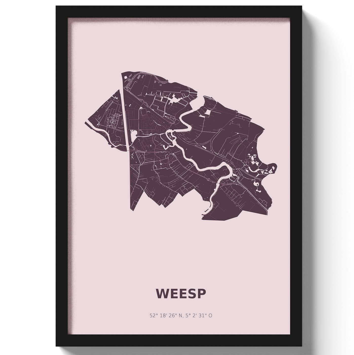 Poster Weesp - Paars