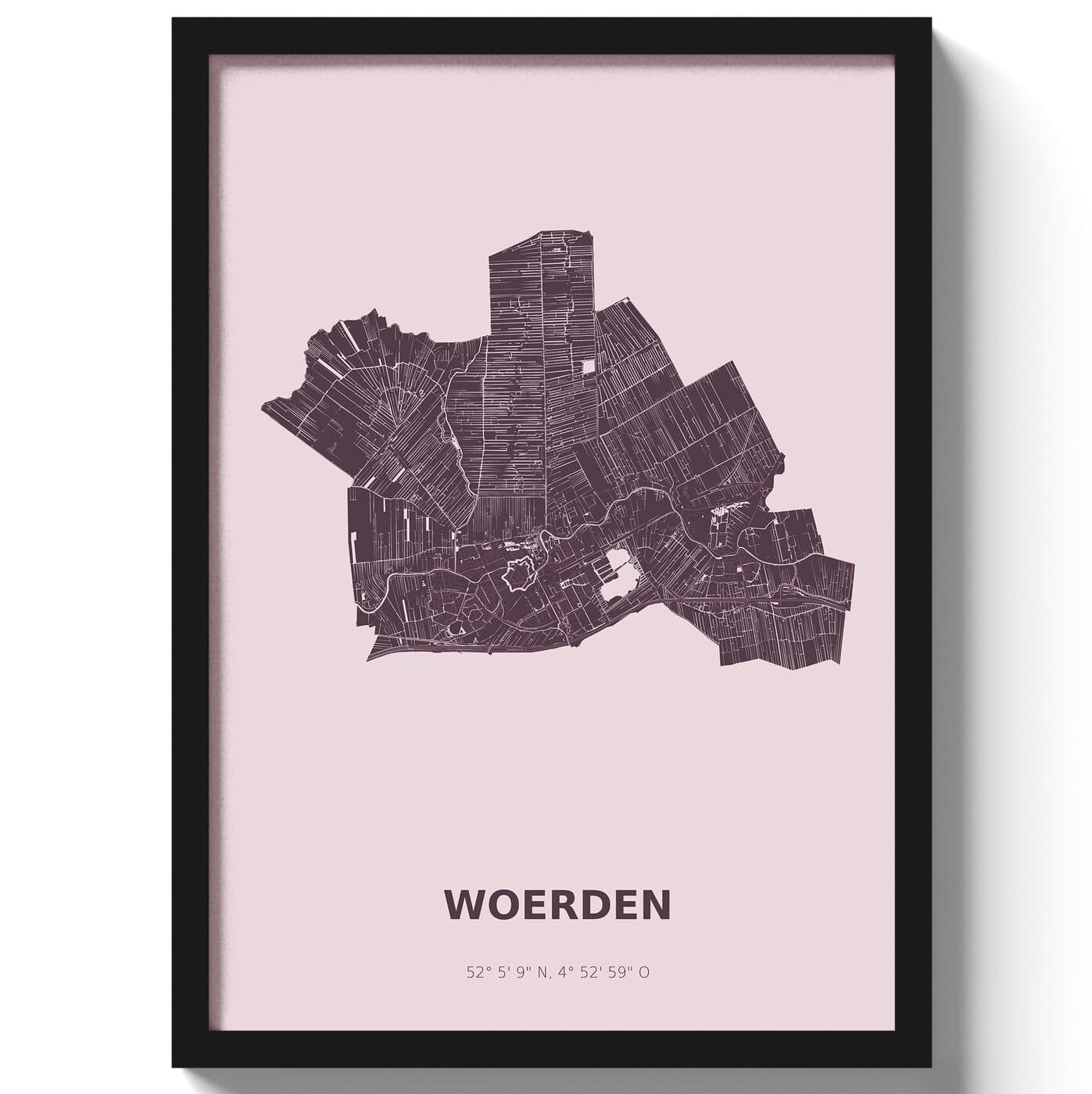 Poster Woerden - Paars