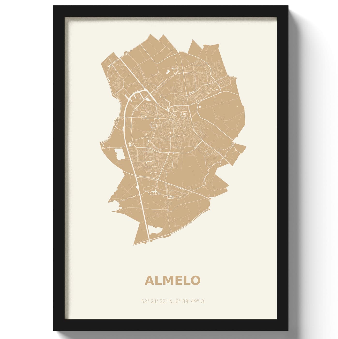 Poster Almelo - Beige