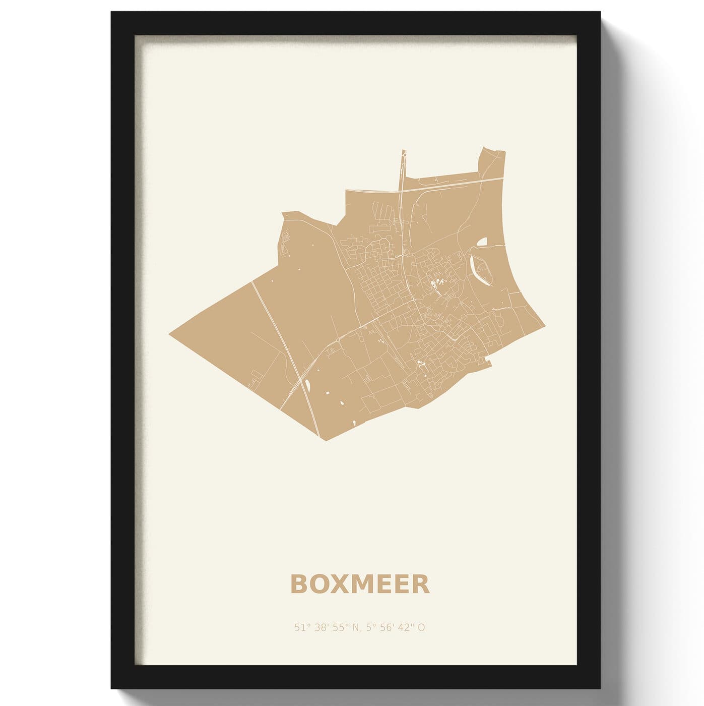 Poster Boxmeer - Beige