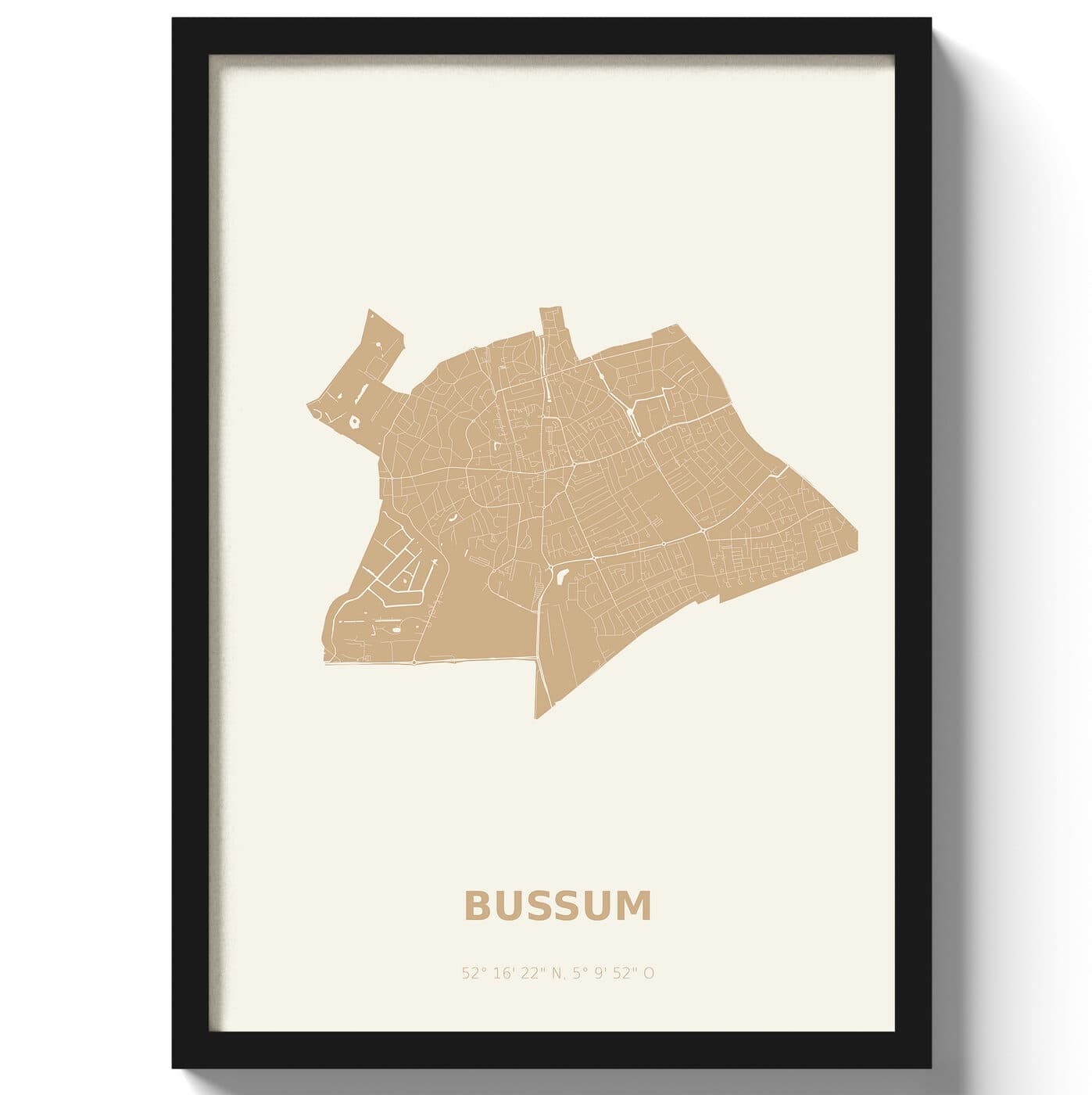 Poster Bussum - Beige