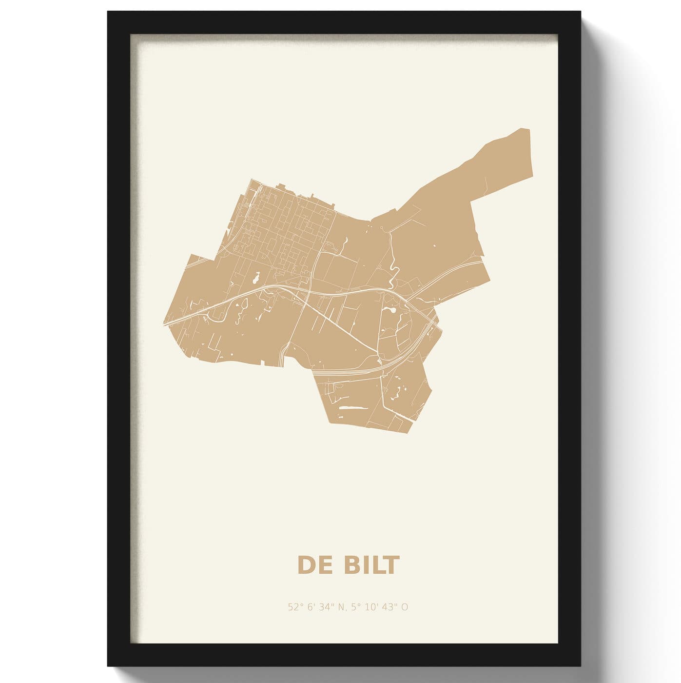 Poster De Bilt - Beige